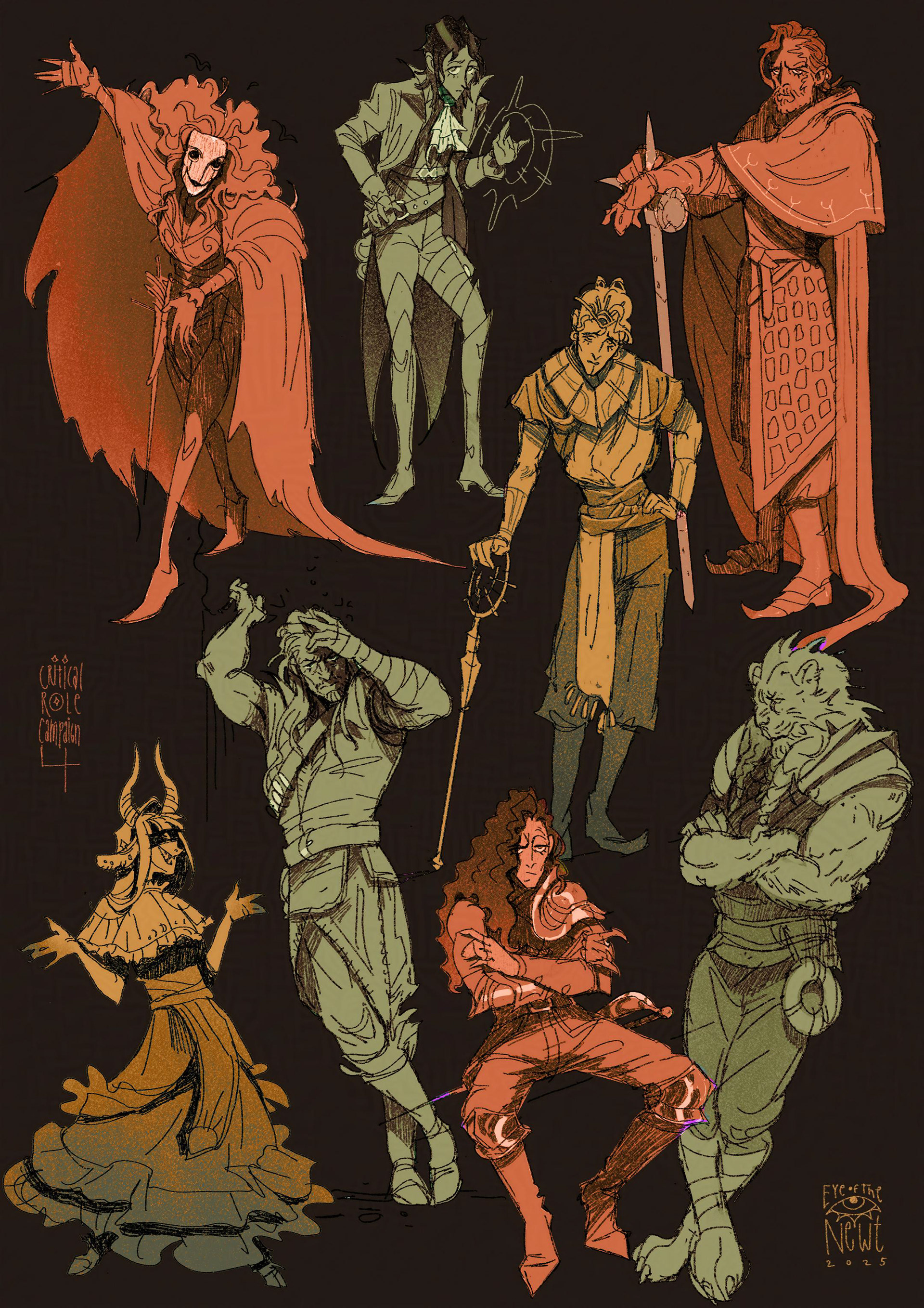 Personal Work (Critical Role Fanart) 2025