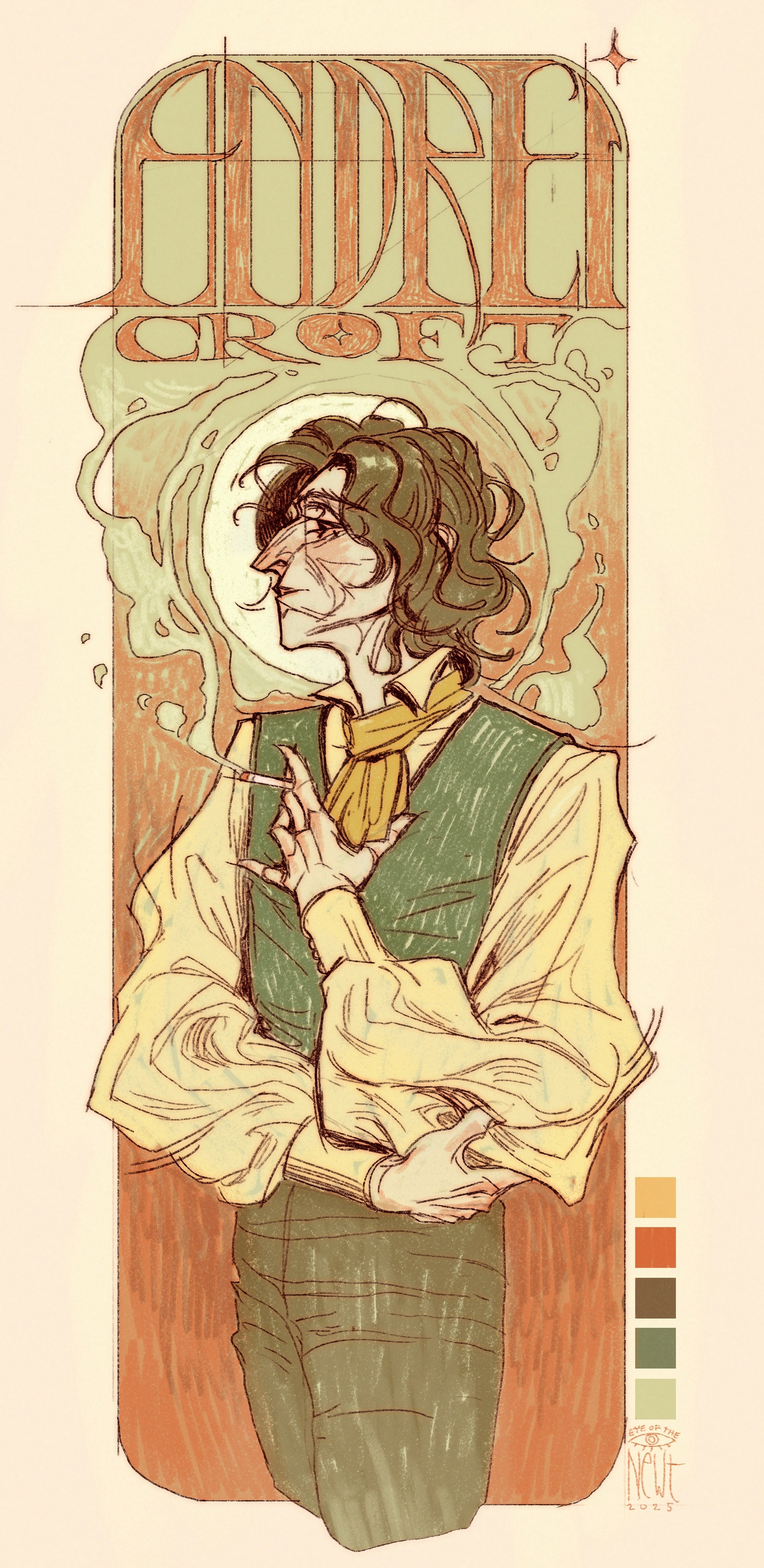 Personal work (OC- Andrei Croft ) 2025