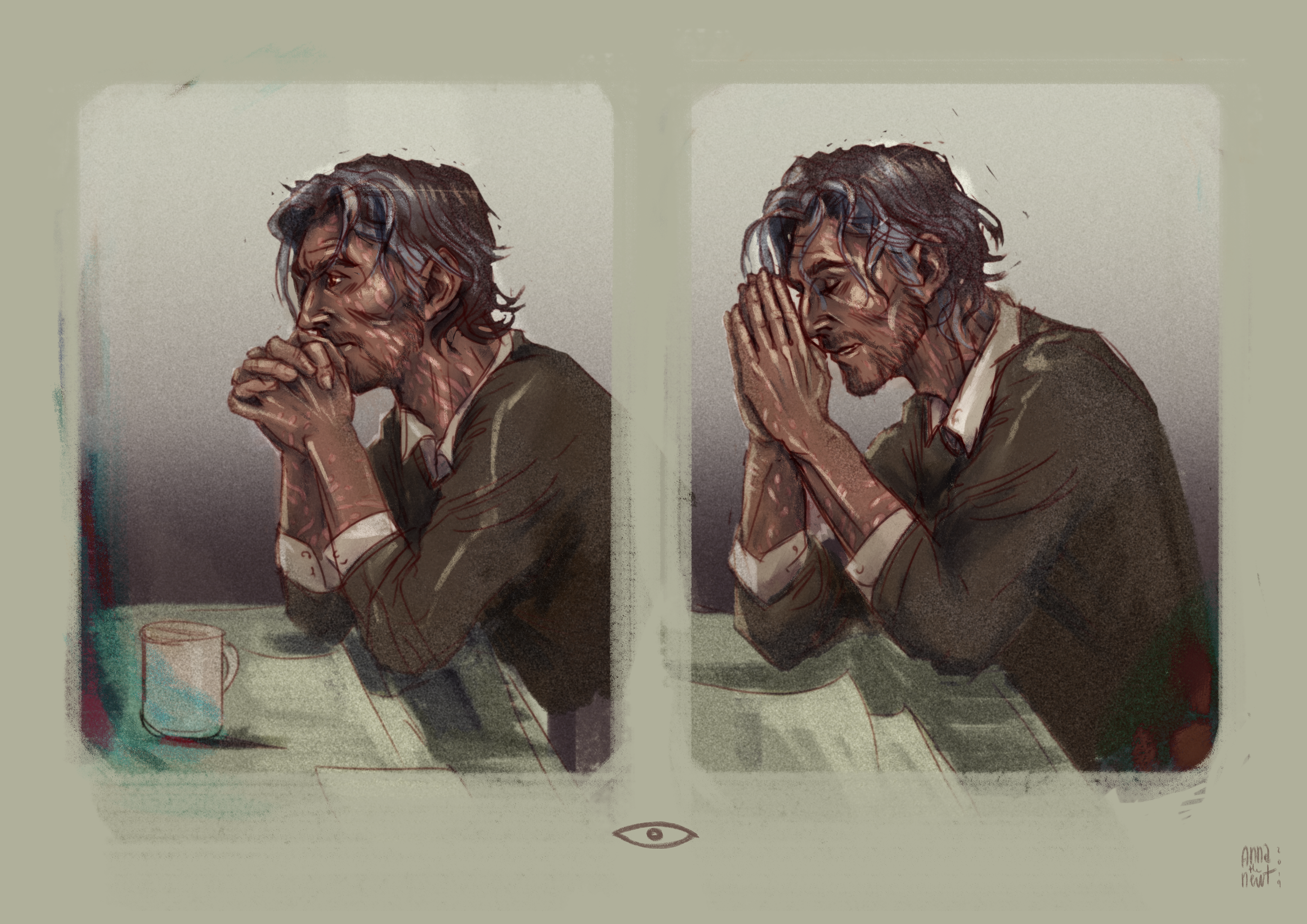 Jonathan Sims (The Magnus Archives fan art)