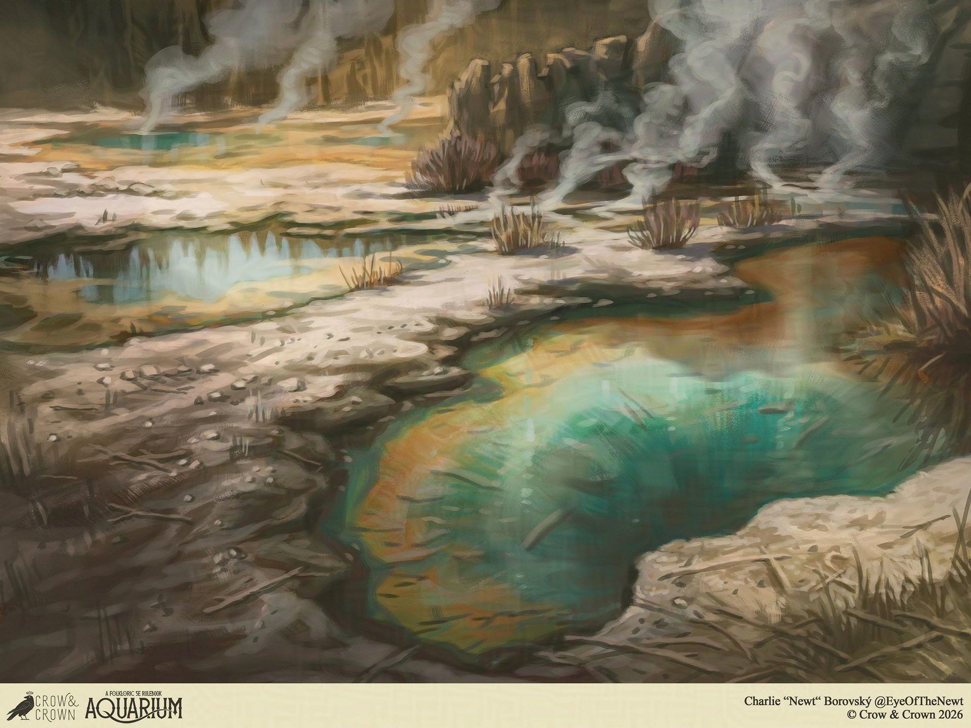 The Thermal Springs - ©Crow & Crown 2026 (Aquarium)  - quarter page
