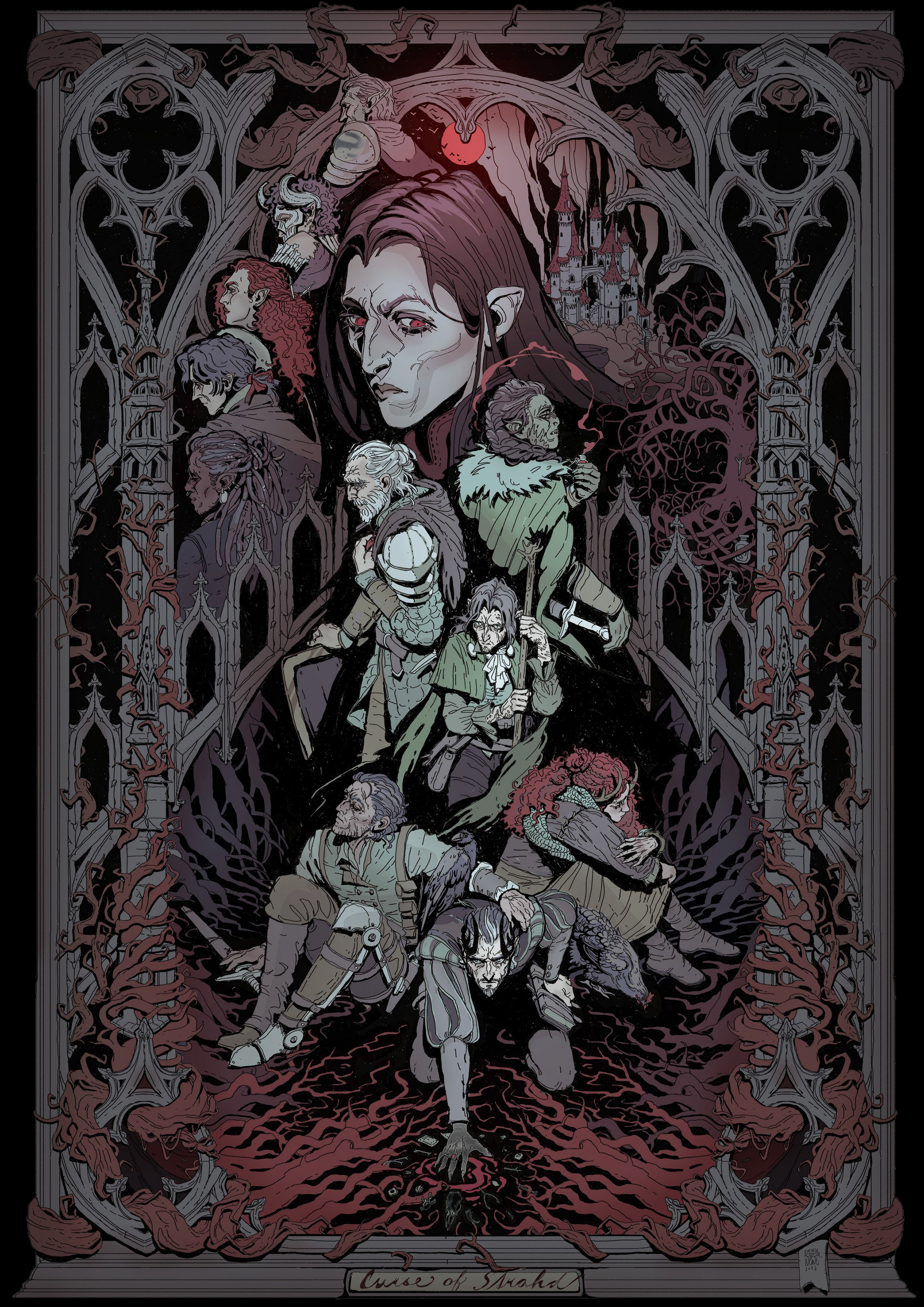 Personal Work (private D&D game poster) 2026