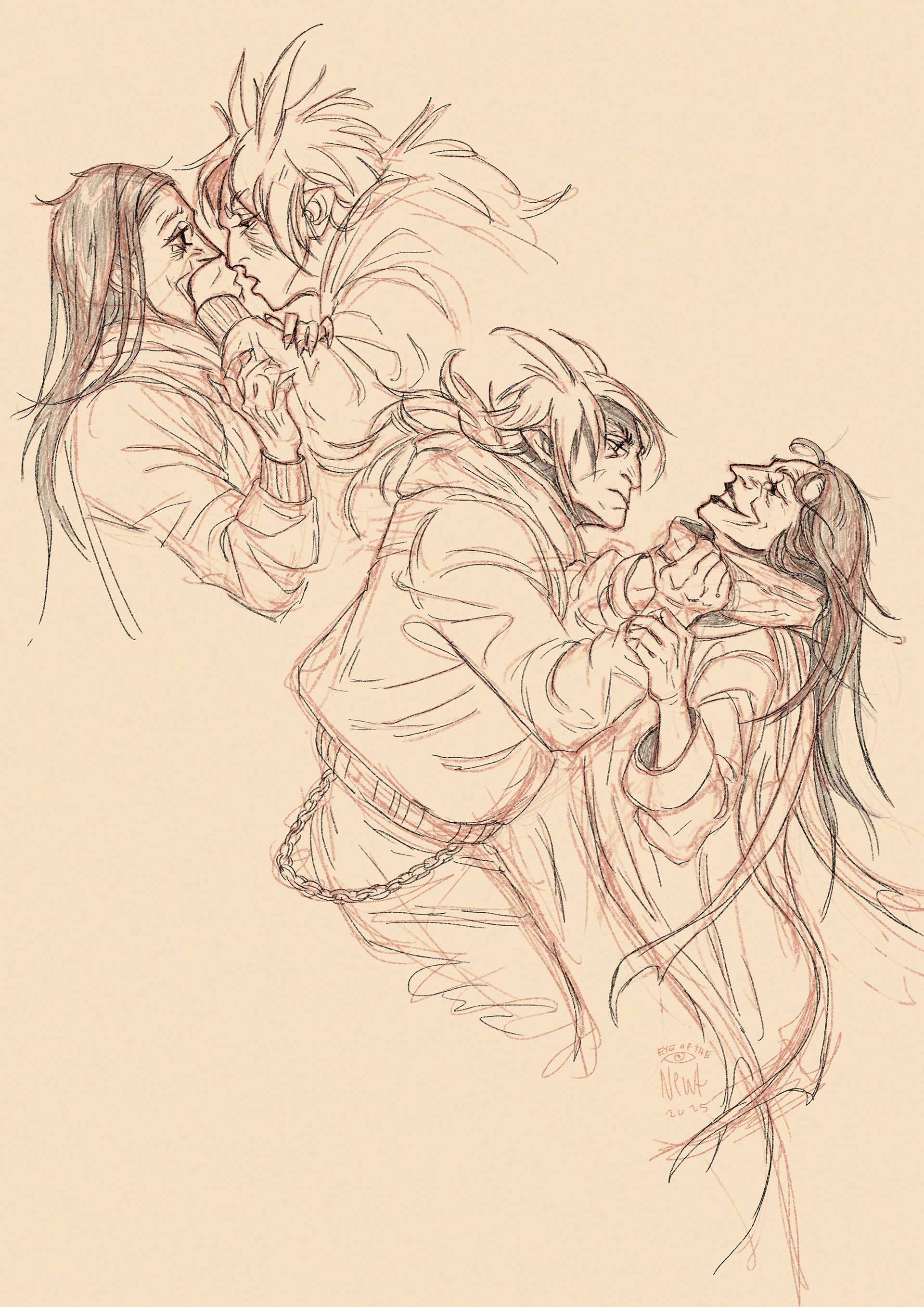 OC - Agnes & Fin (Belongs to Mossborn)(2025)