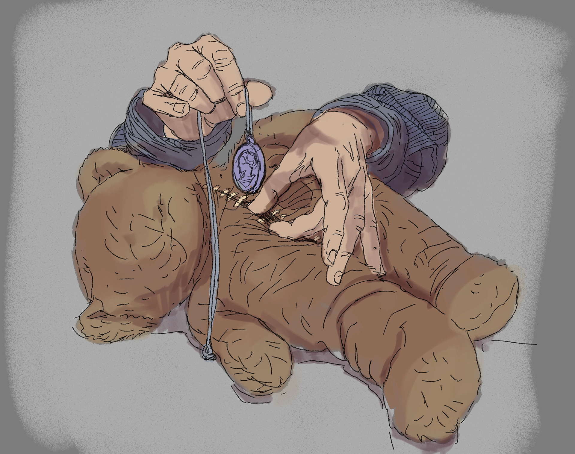 lines and rough colour