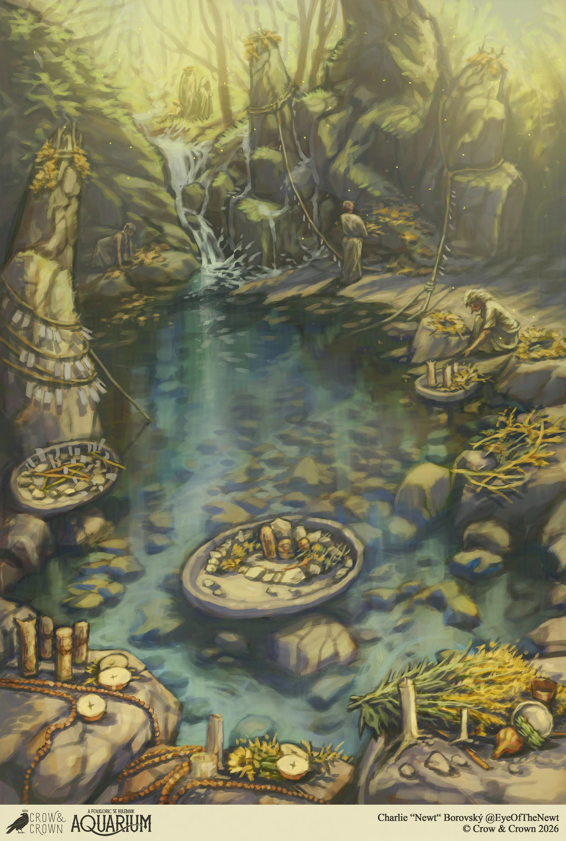 Blessed Wellspring - ©Crow & Crown 2026 (Aquarium)  - quarter page