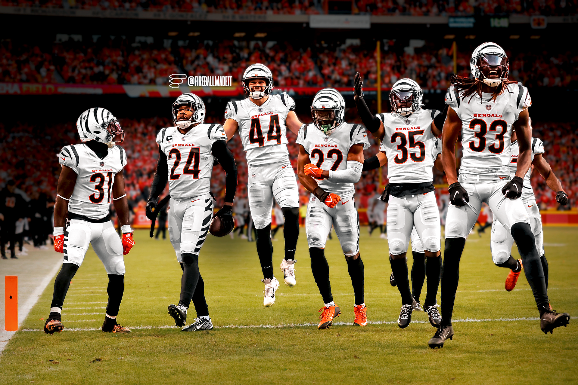 Bengals White Helmets