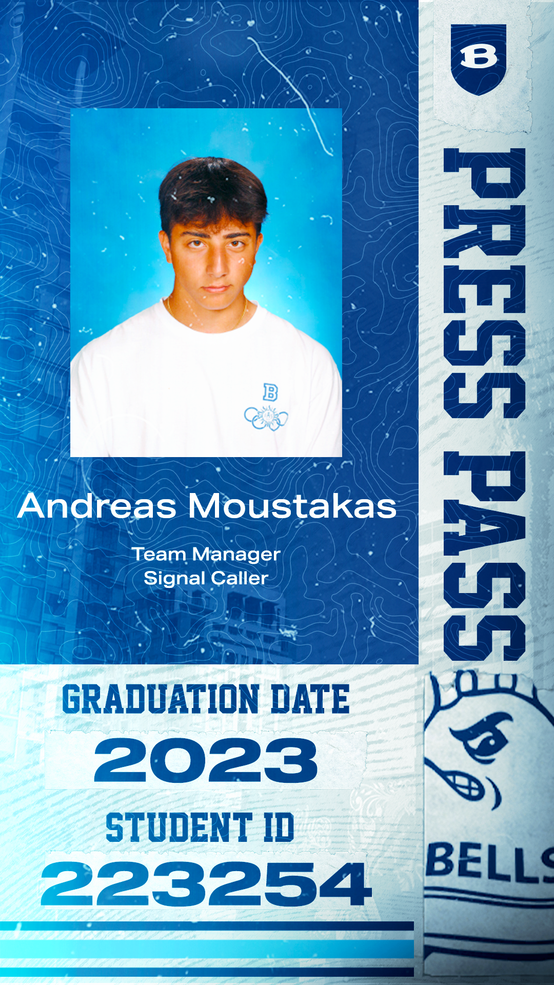 Andreas Moustakas - Staff ID'S