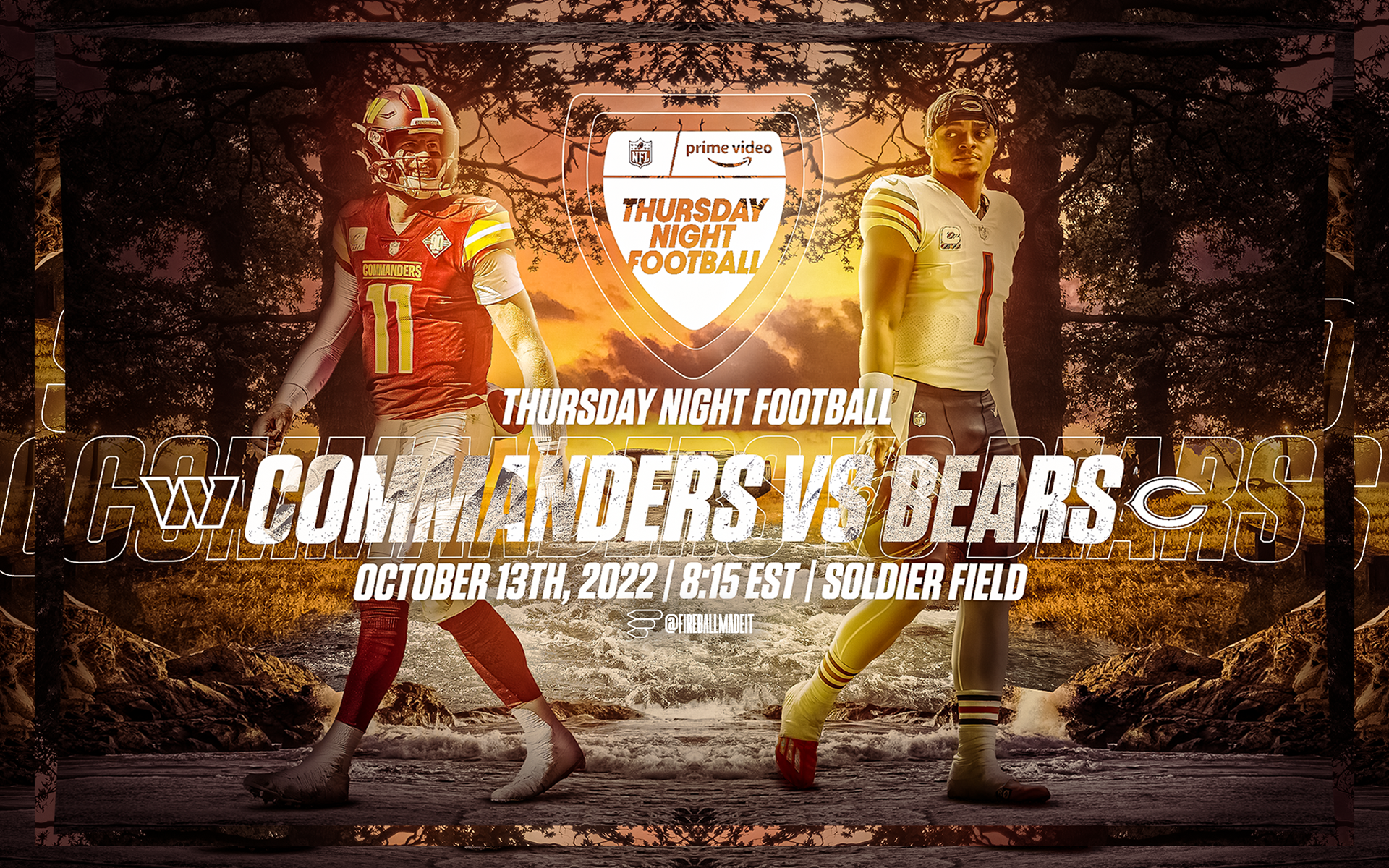 Commanders VS Bears TNF