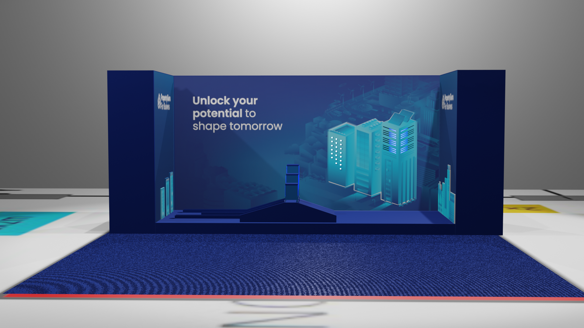 Key Visual of entire event booth