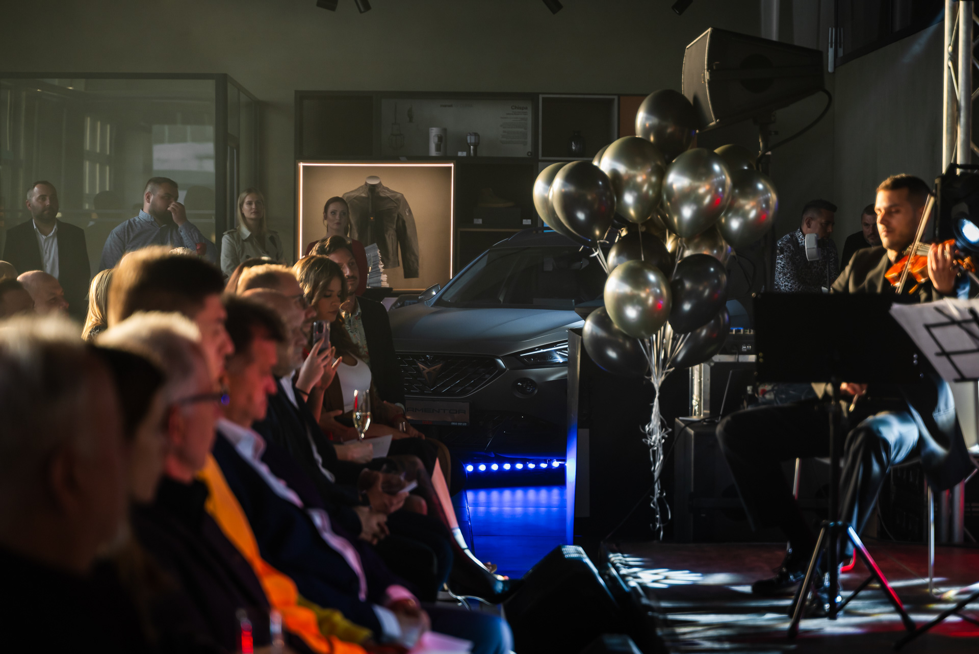 Cupra event - otvorenie garáže