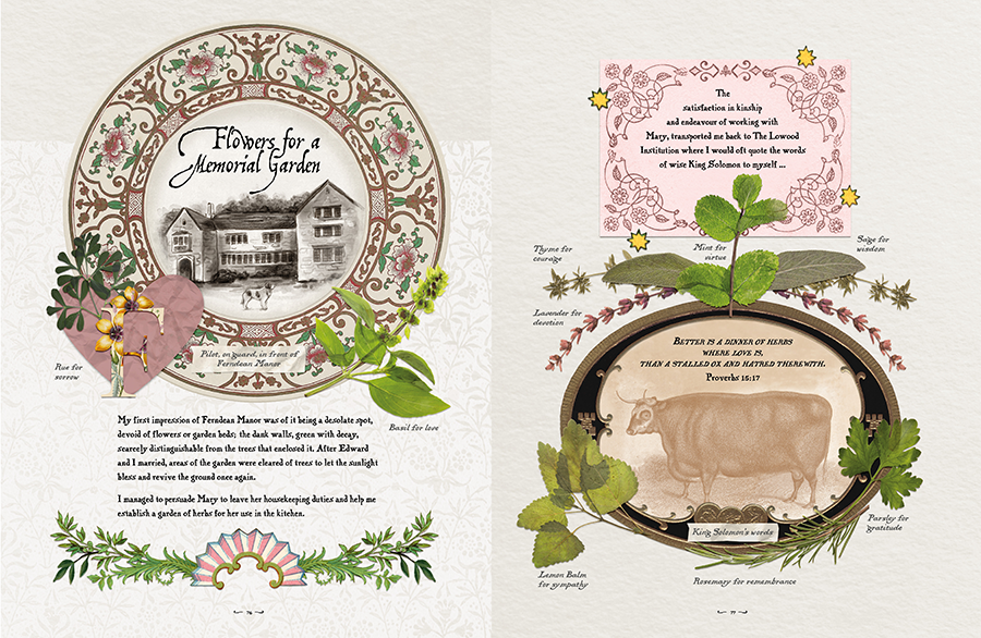 Spread about Lowed from Jane Eyre's scrapbook