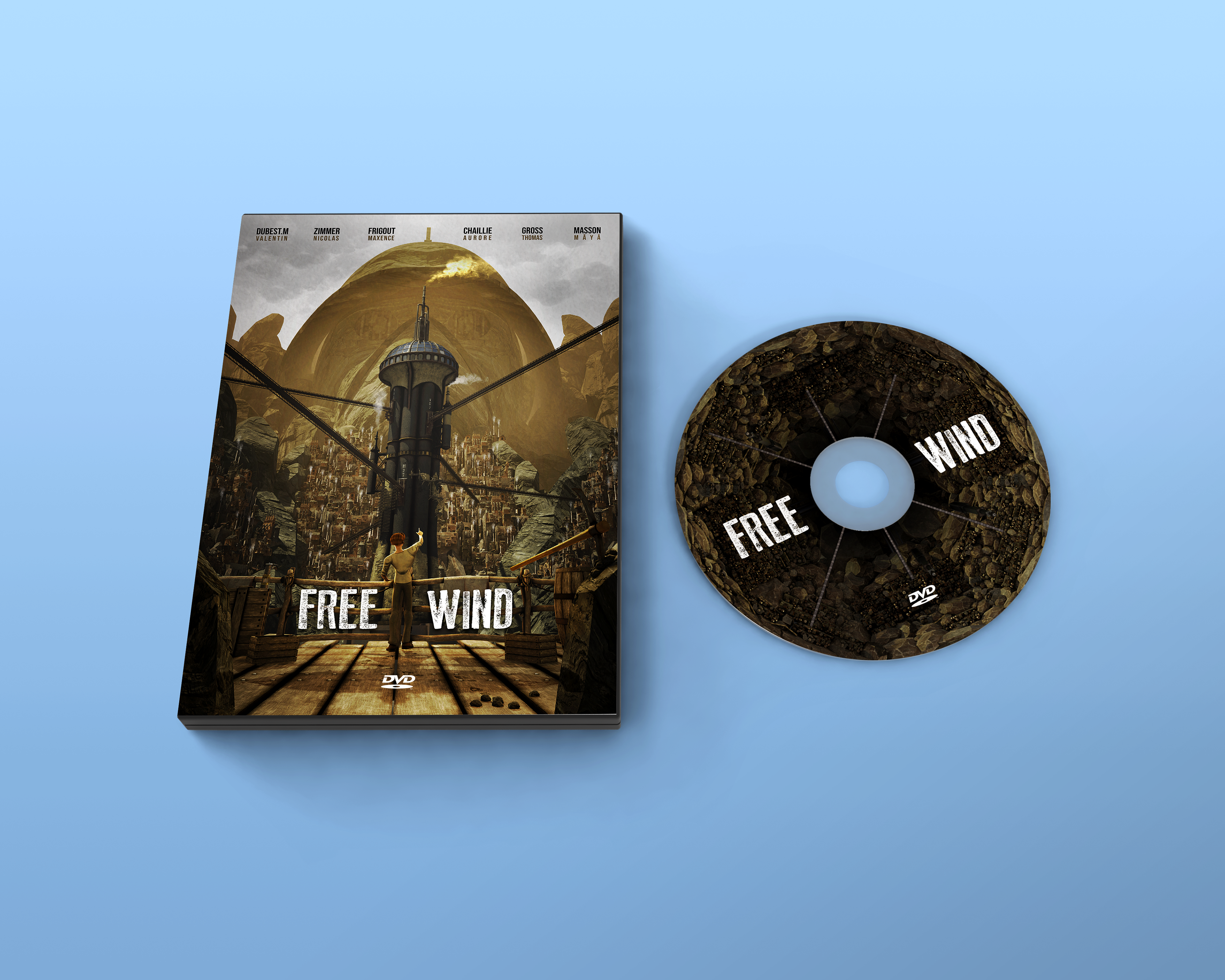 Mockup DVD DREAM OF FREEDOM