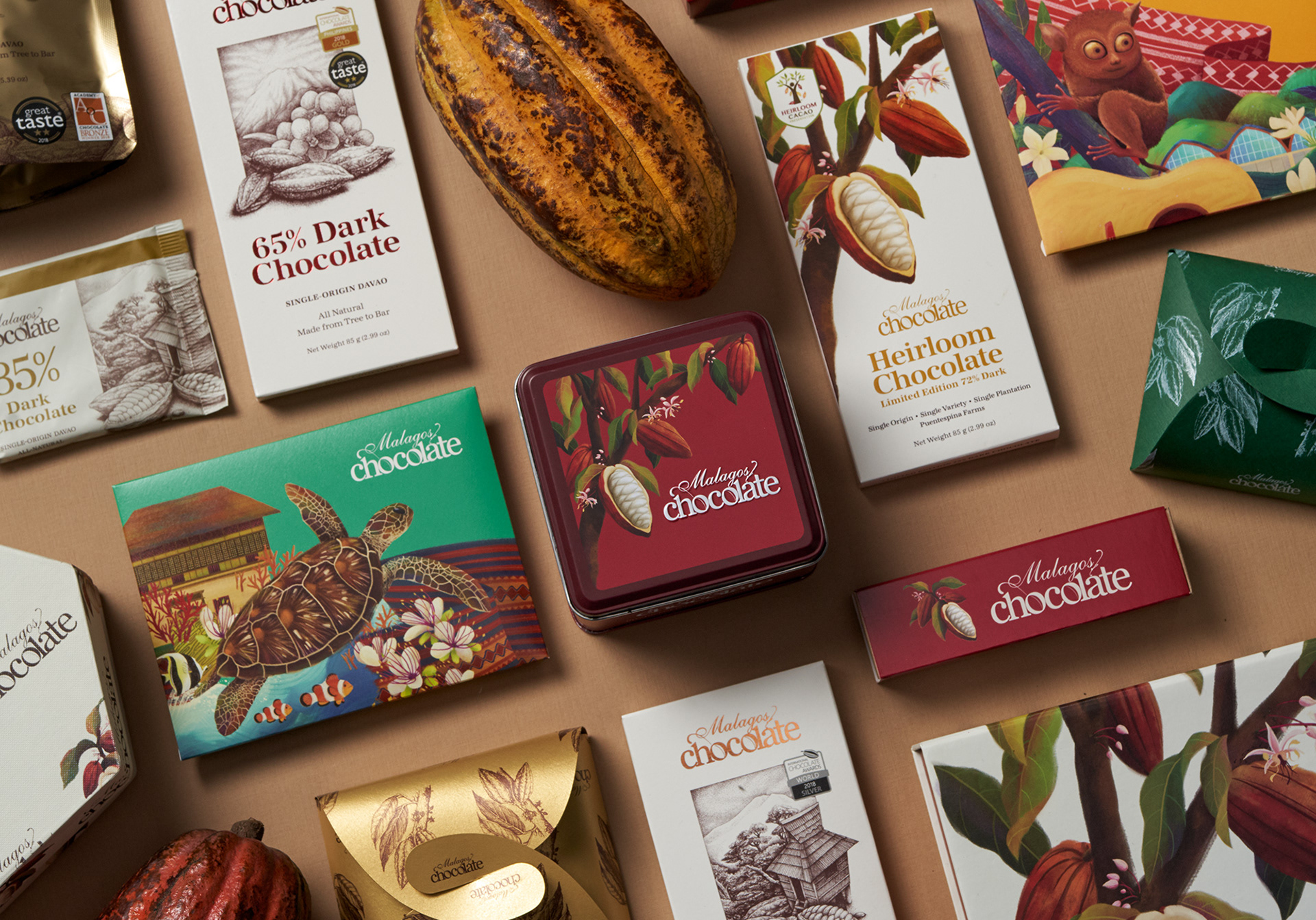 Studio Dialogo - Malagos Chocolate Packaging