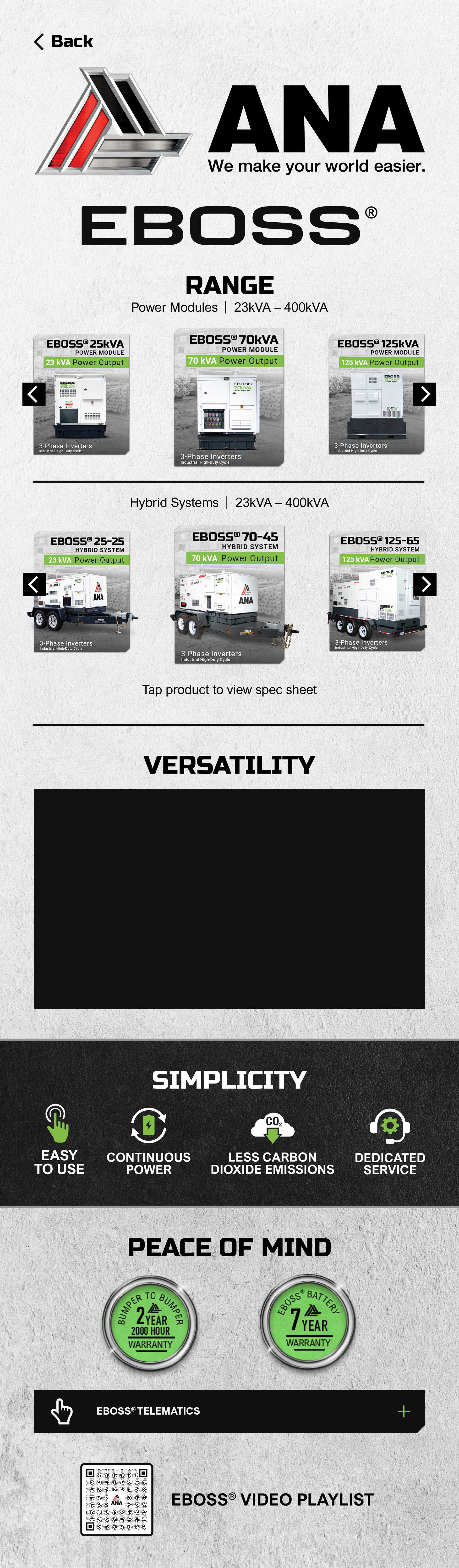 EBOSS® Product Page