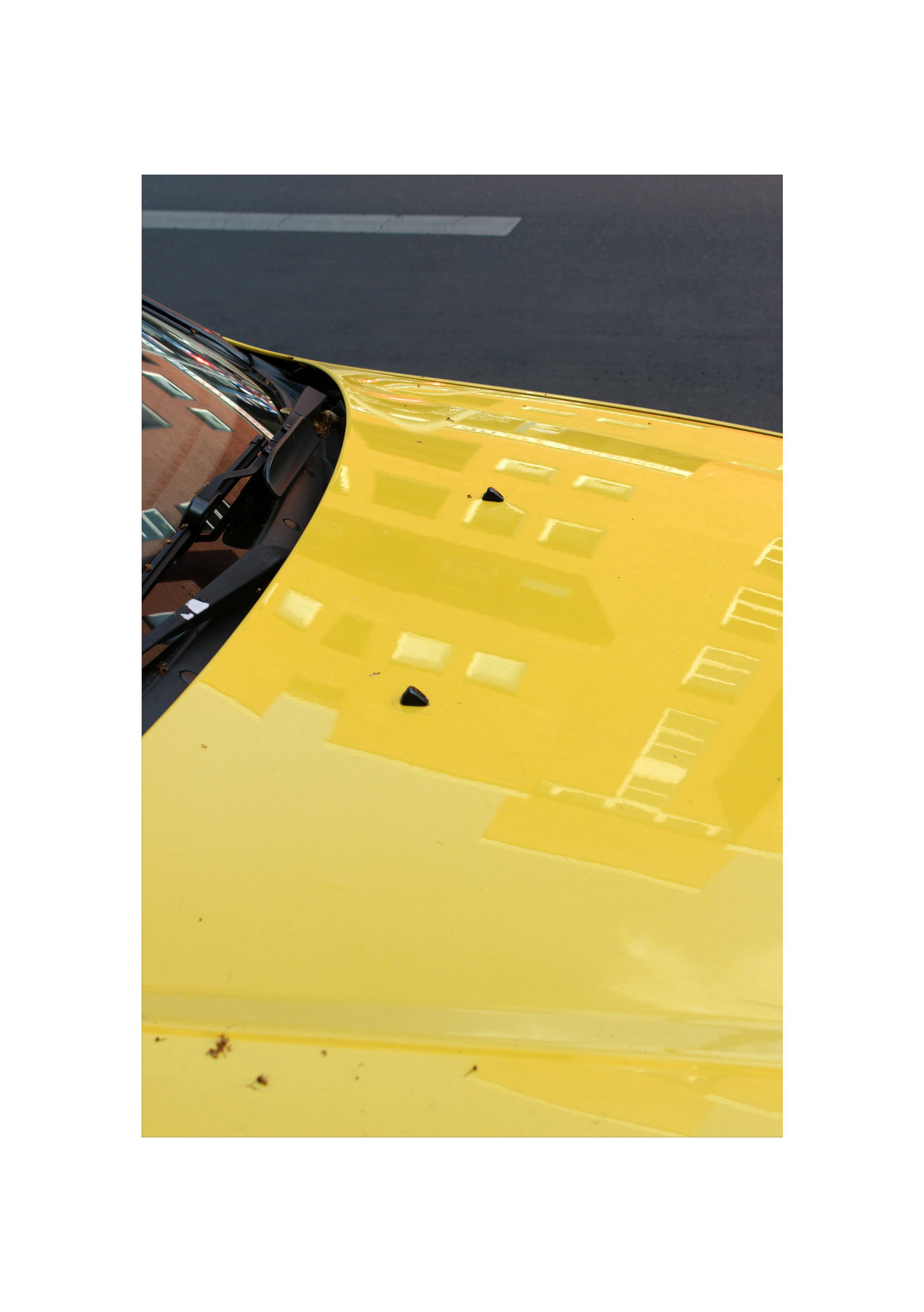 reflections on car, from photographic series 23/7 not available