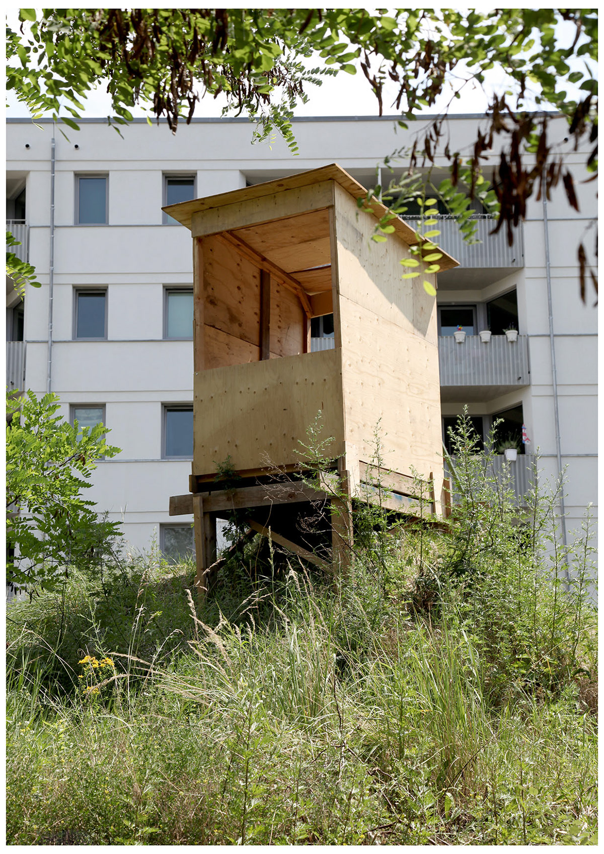 wooden cabin, from photographic series shelter