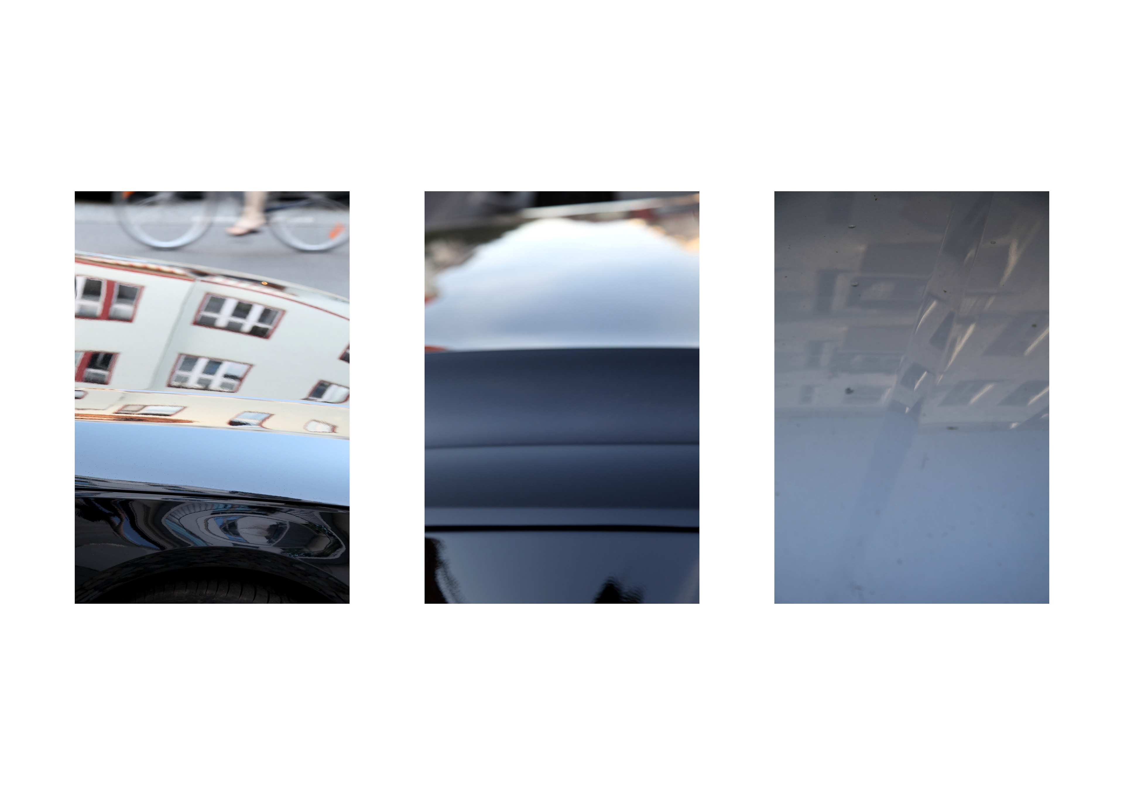 reflections on car, from photographic series 23/7 not available
