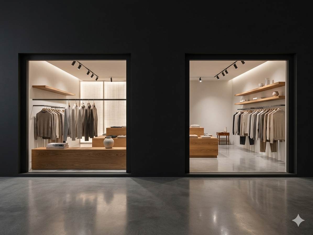 AI-generated imagery based on DIALux lighting simulations.