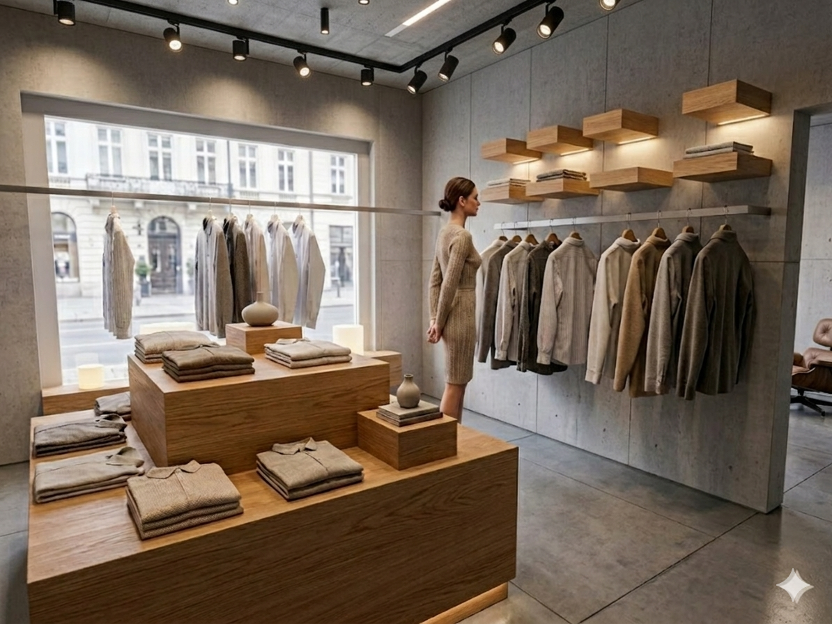 AI-generated imagery based on DIALux lighting simulations.