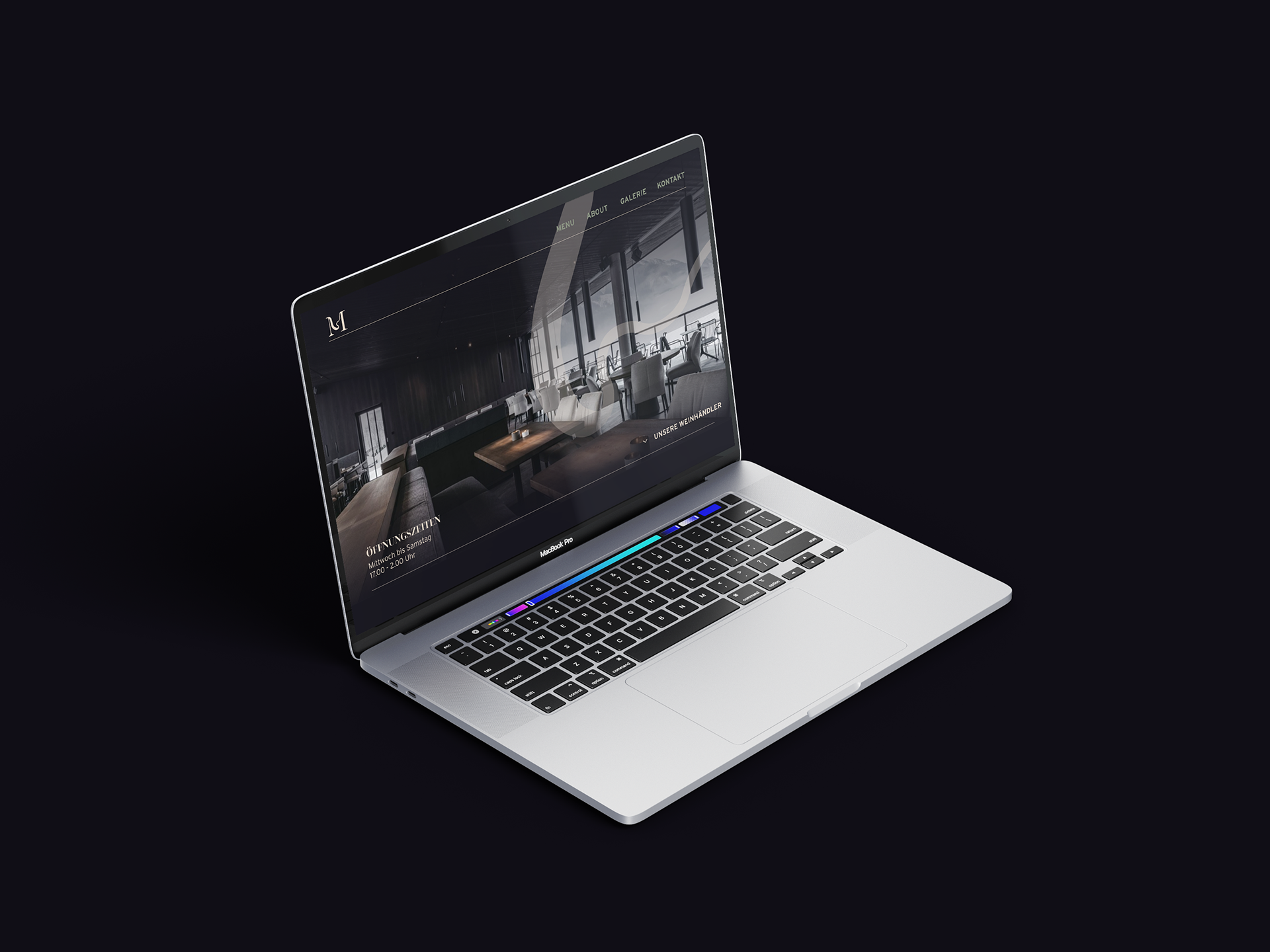 Webseite Desktop Vinothek Maestro