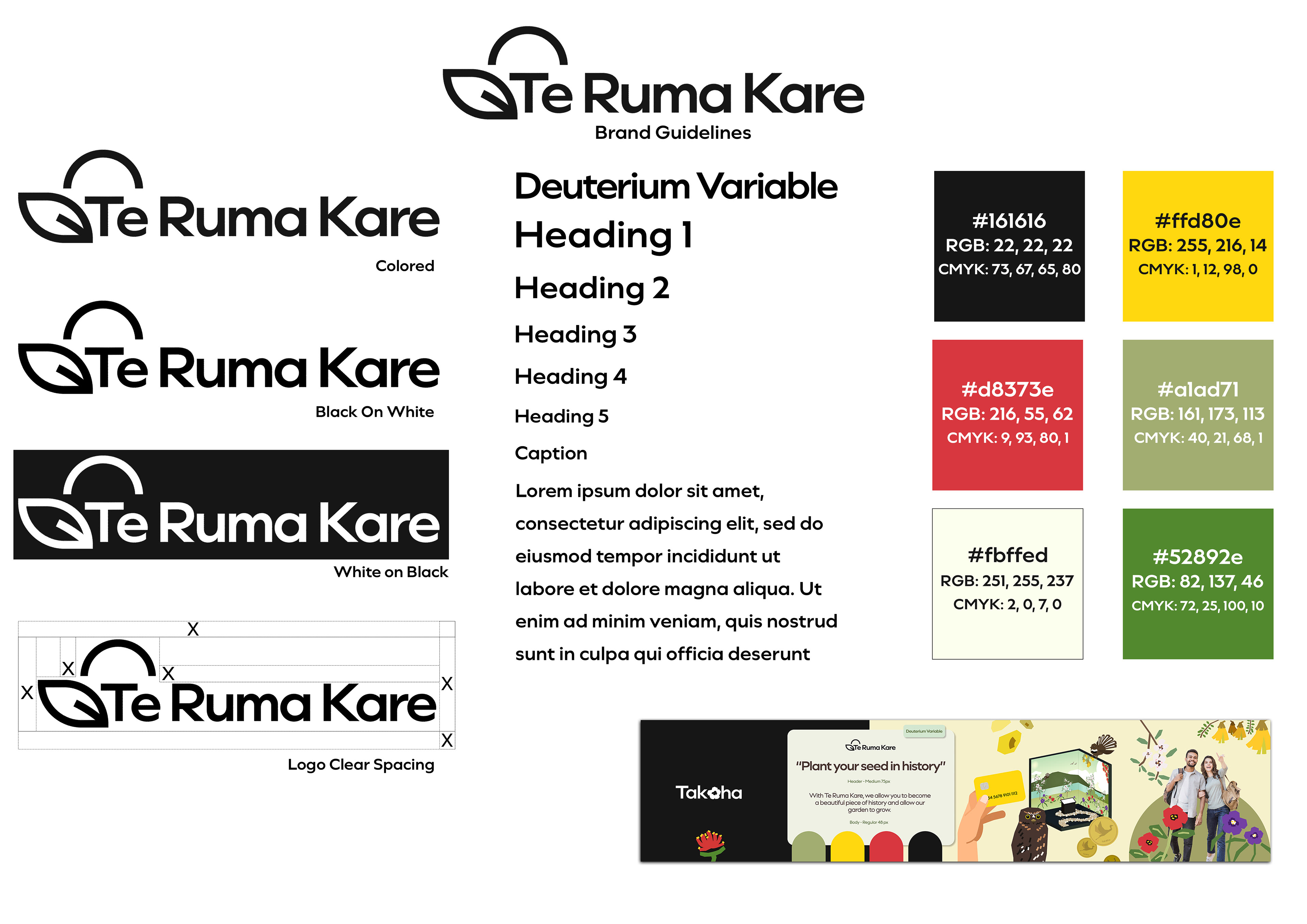 Te Ruma Kare Brand Guidelines