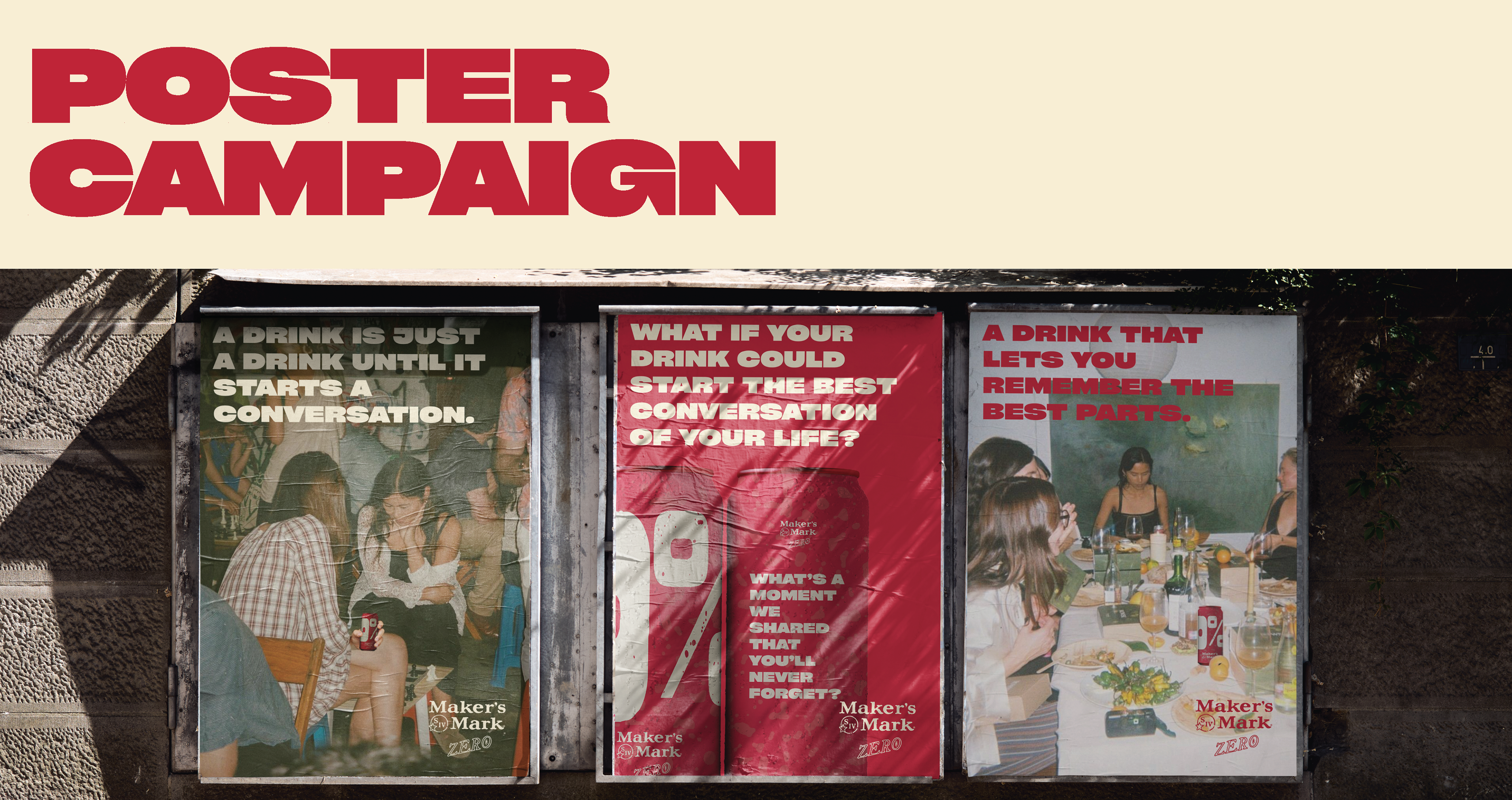 Maker's Mark ZERO Posters