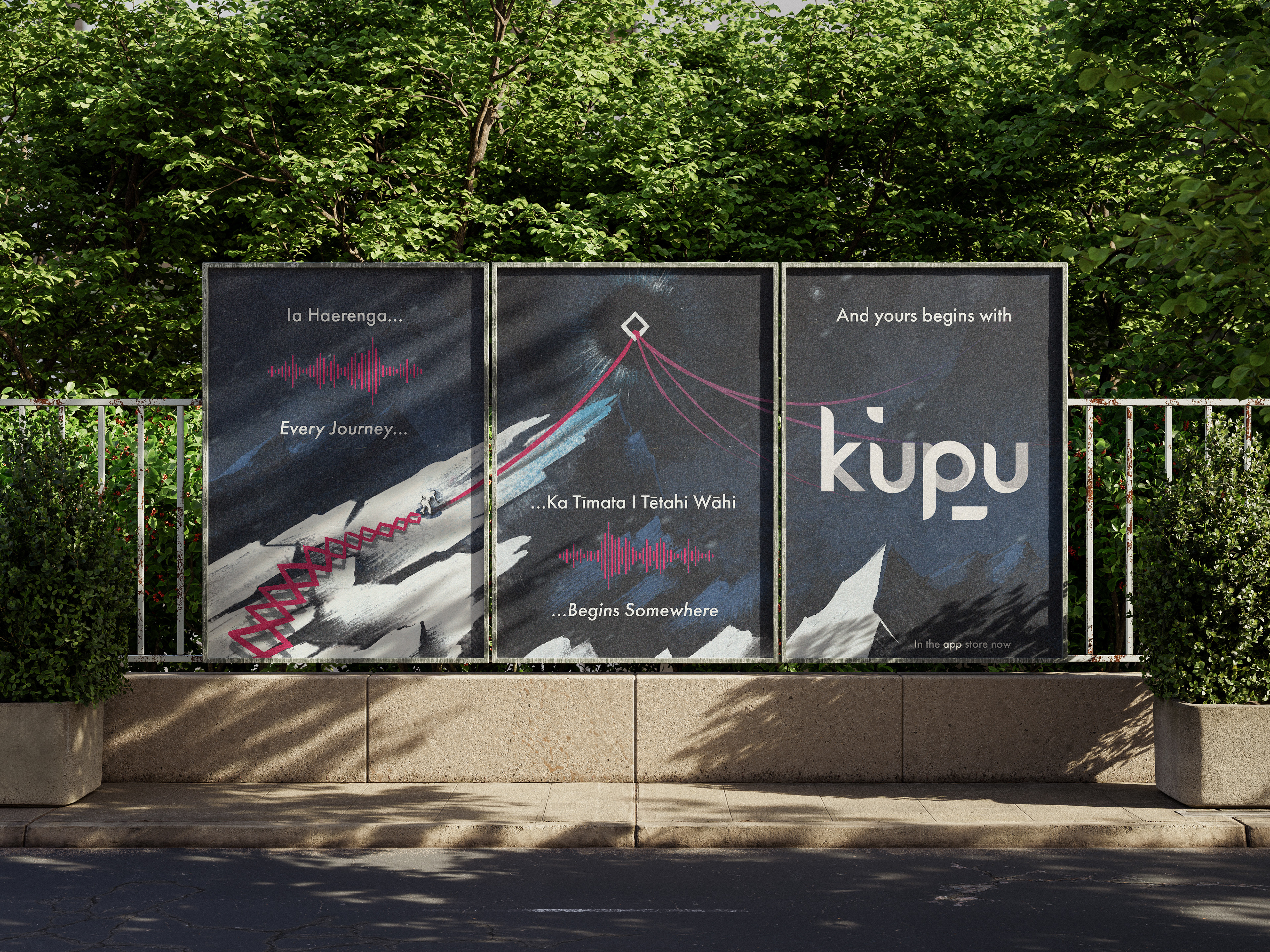 Showcasing both the Maori and English version to showcase the purpose of Kupu