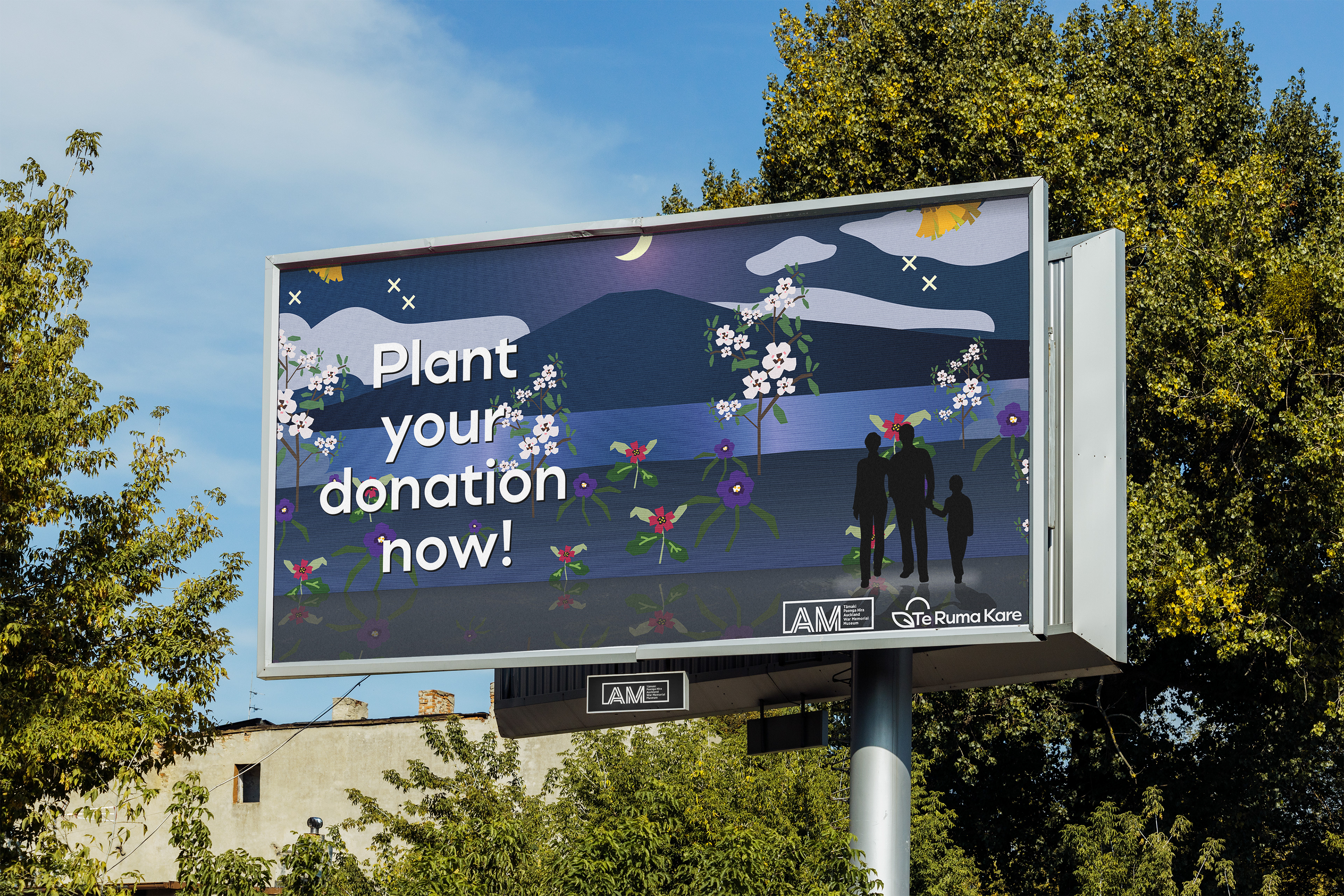 A call to action billboard