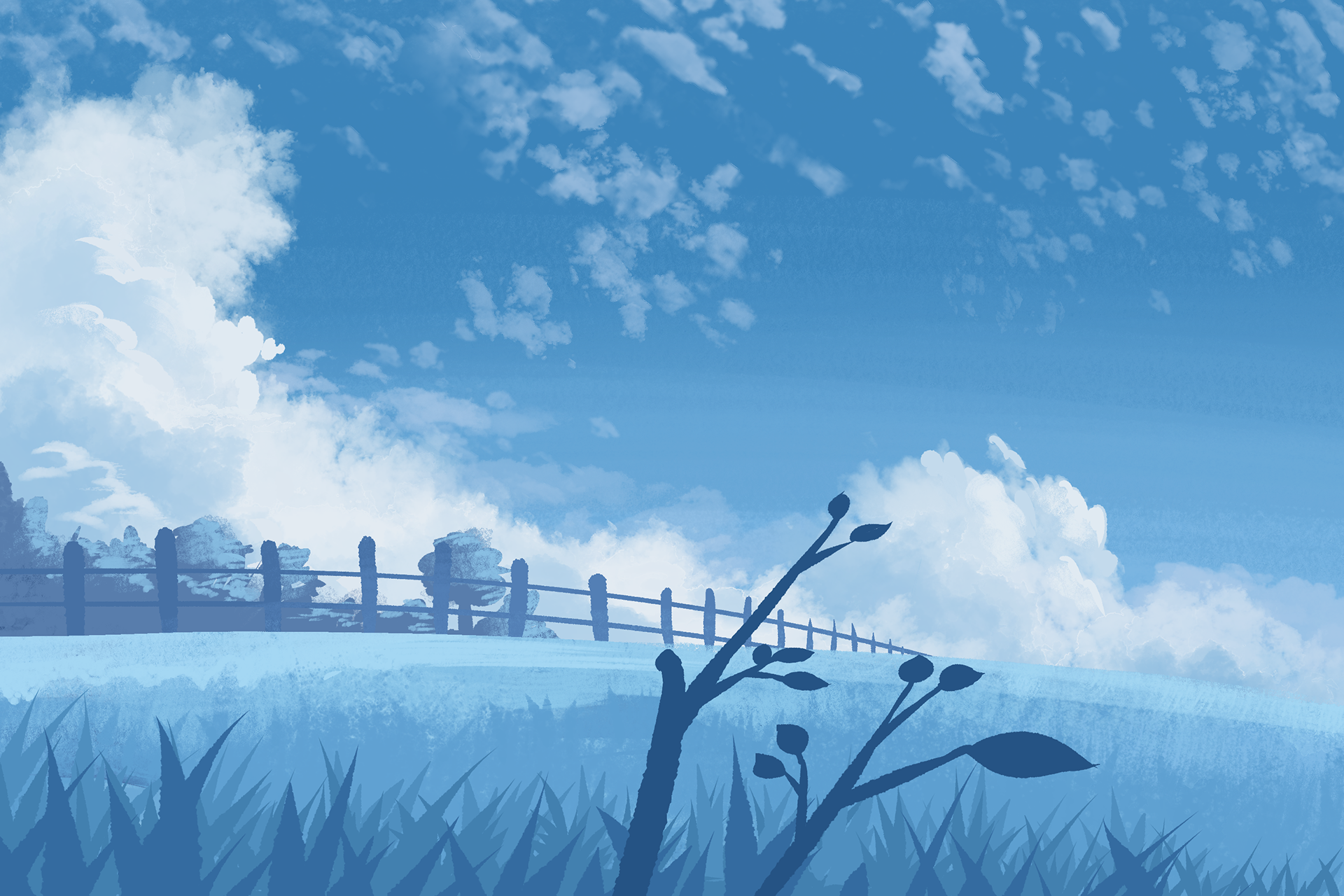 Beautiful hand drawn landscapes of Aotearoa used in both the Kupu explainer vid and as collateral elements.