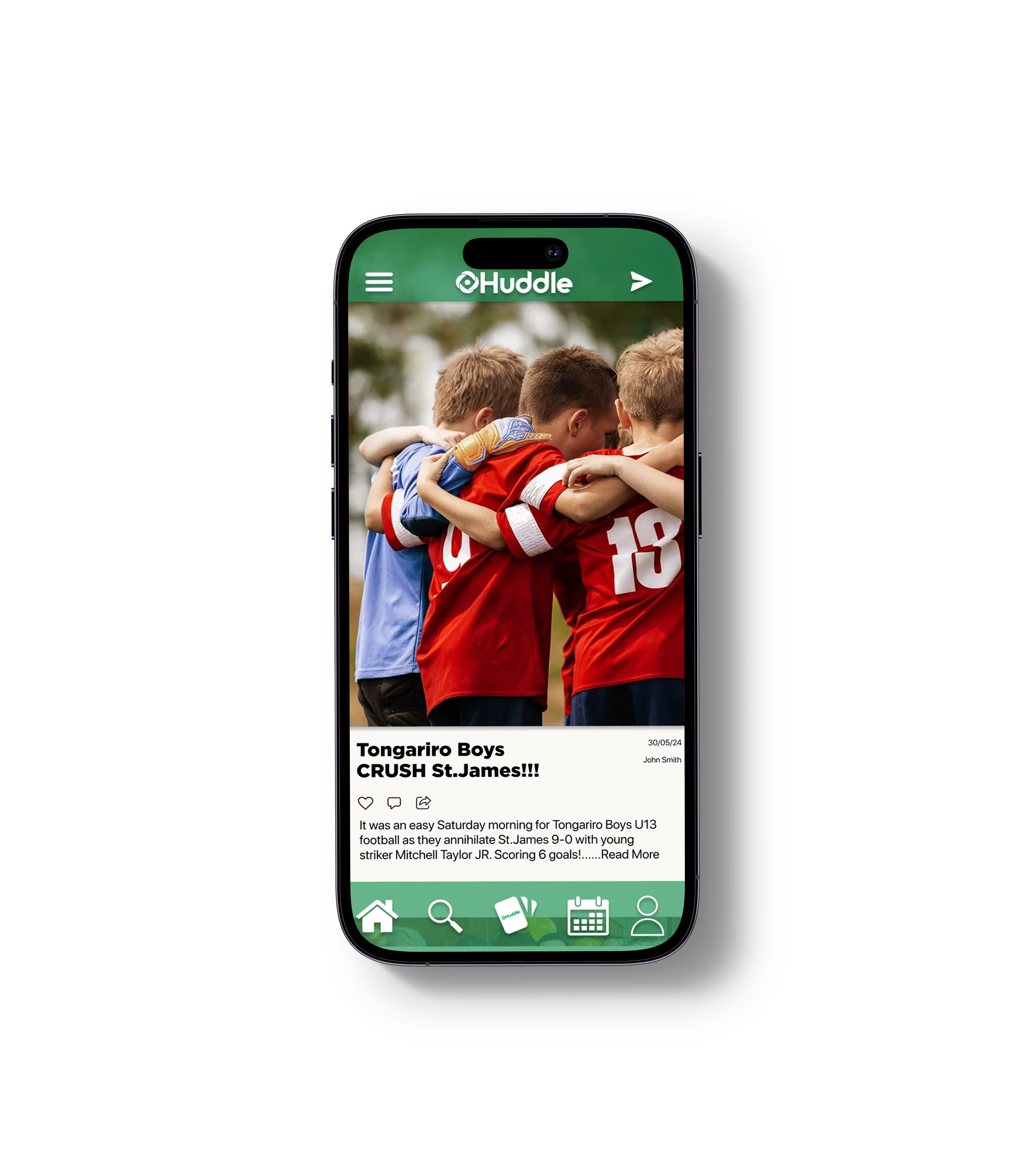 Huddle News Page