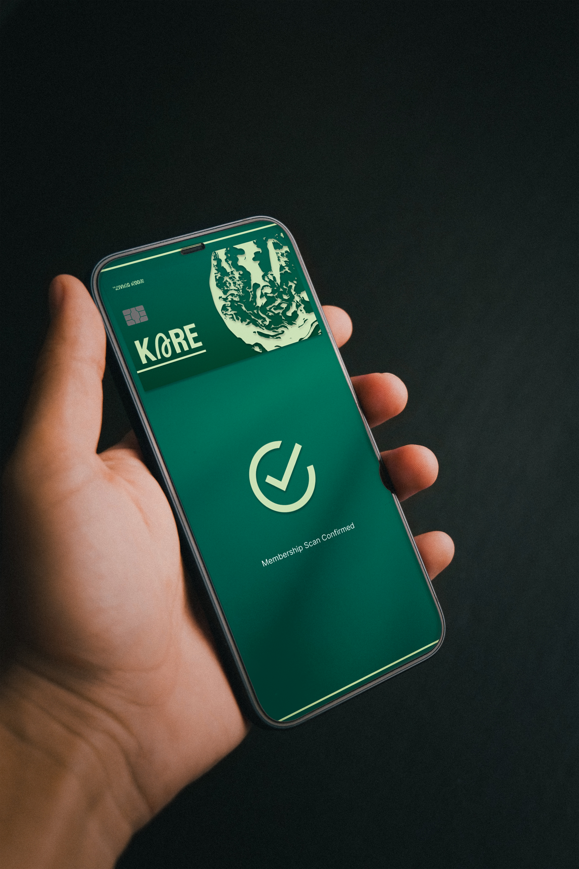 Entrant Keycard Phone Screen