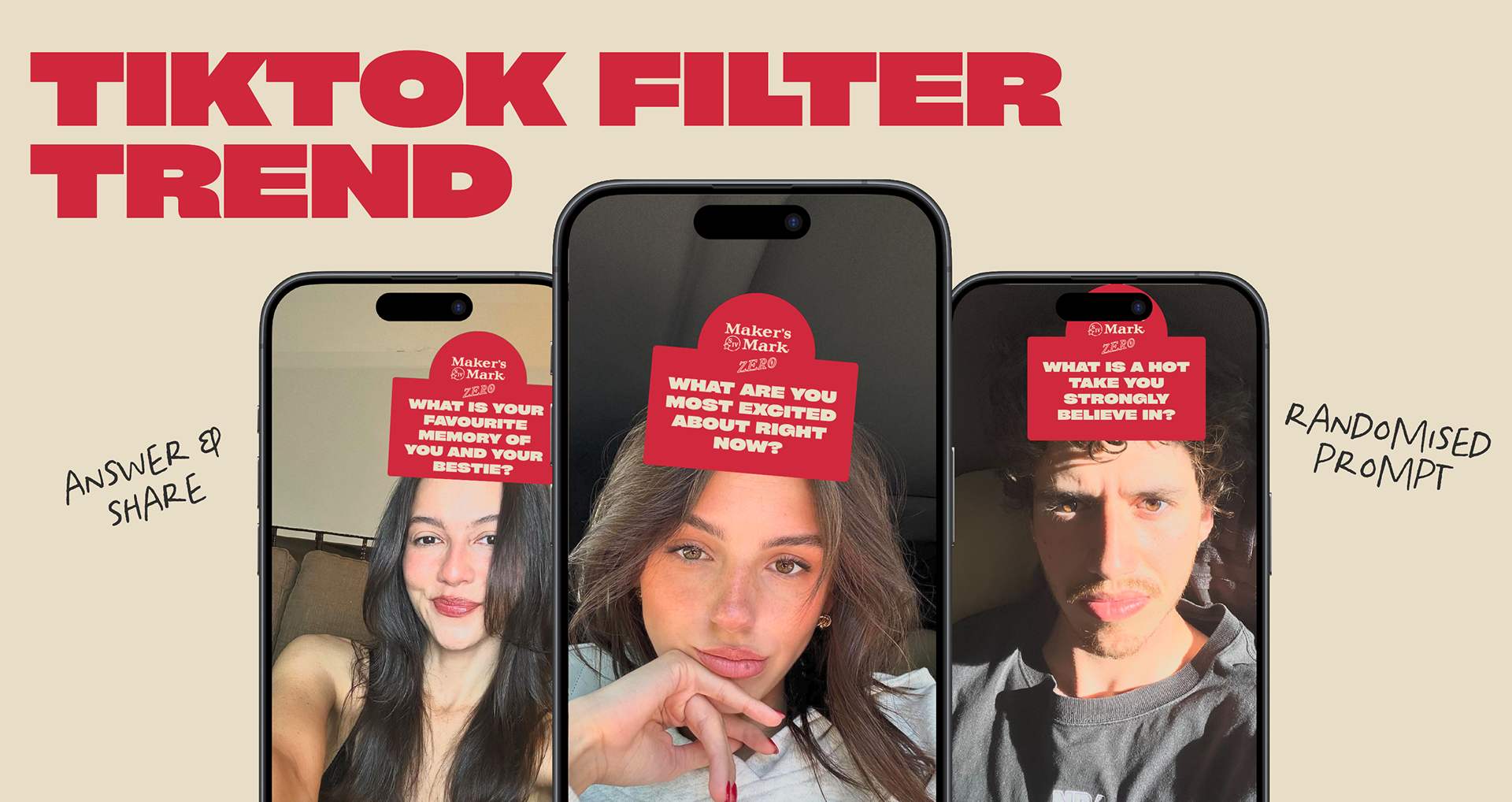 Maker's Mark ZERO TikTok Filter Trend