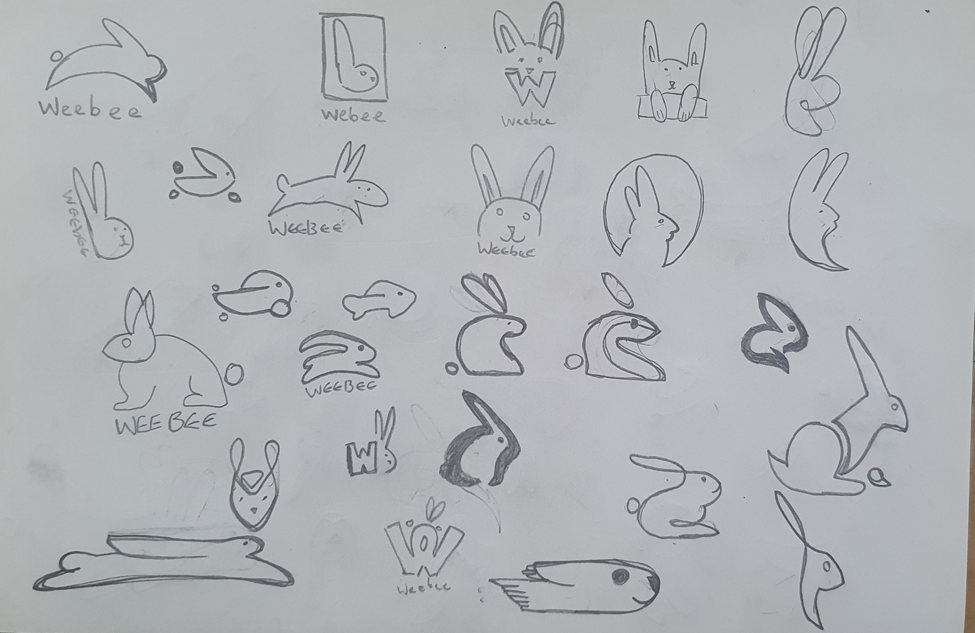 Very early logo development