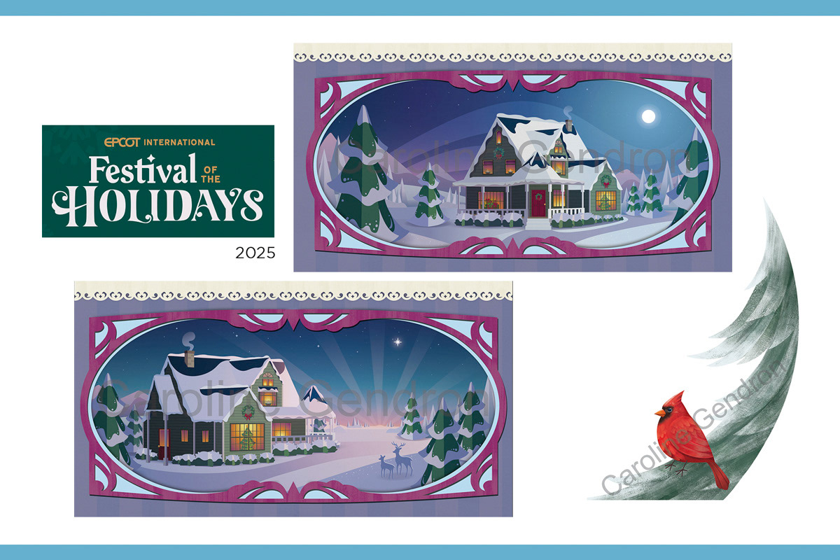 Vector Illustrations and Raster Illustrated Flats