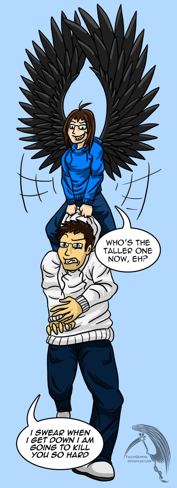 Who's the taller one now?