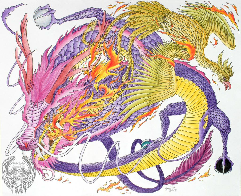 Purple Lung and Golden Phoenix
