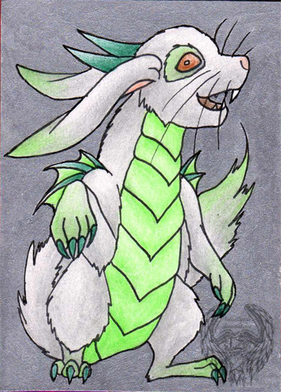 Dragon Zodiac ACEO: Rabbit