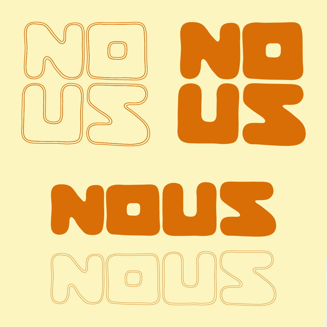 Created first rendering of logo and type.
