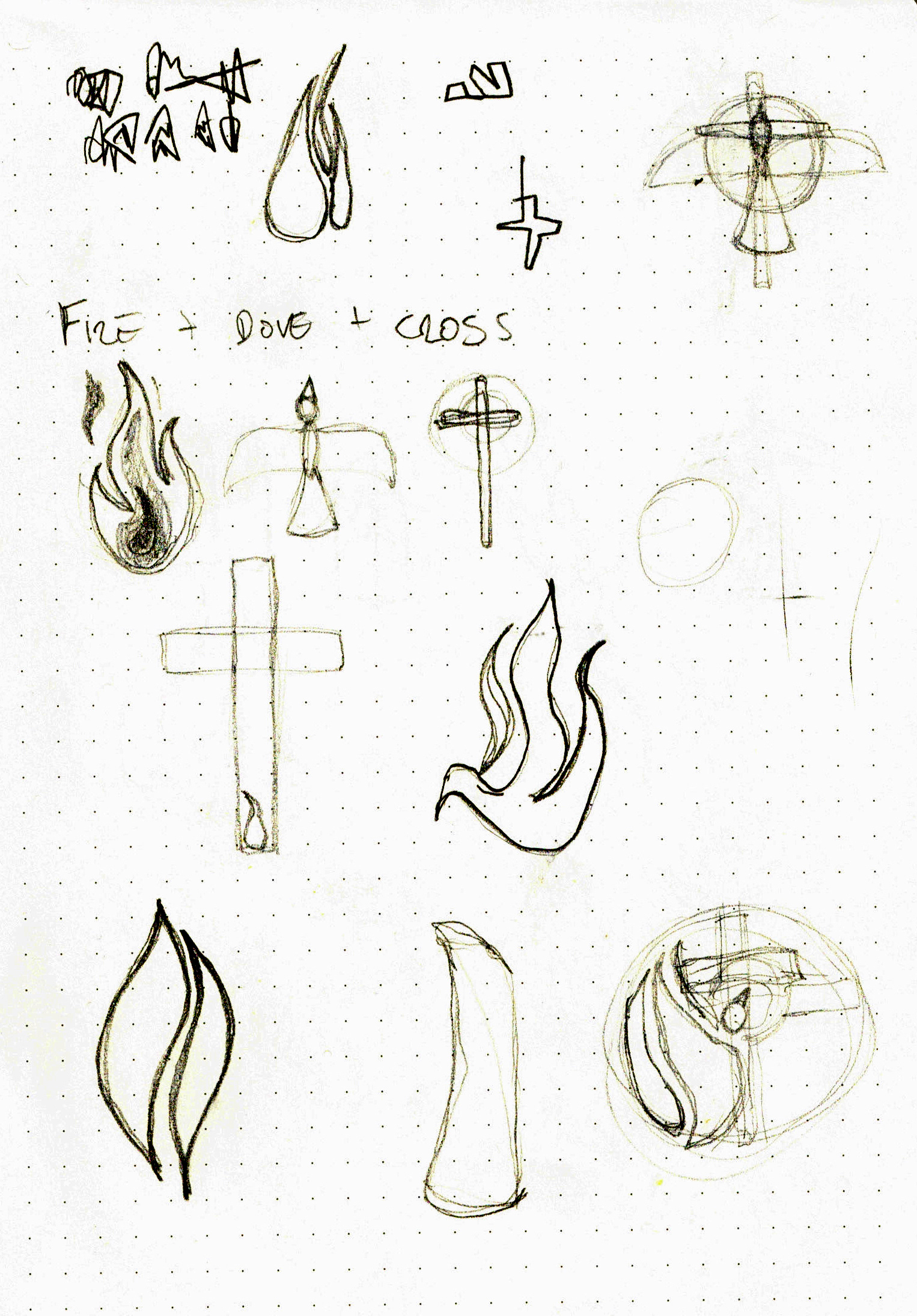 Confirmation is connected to the Holy Spirit and images of fire. 