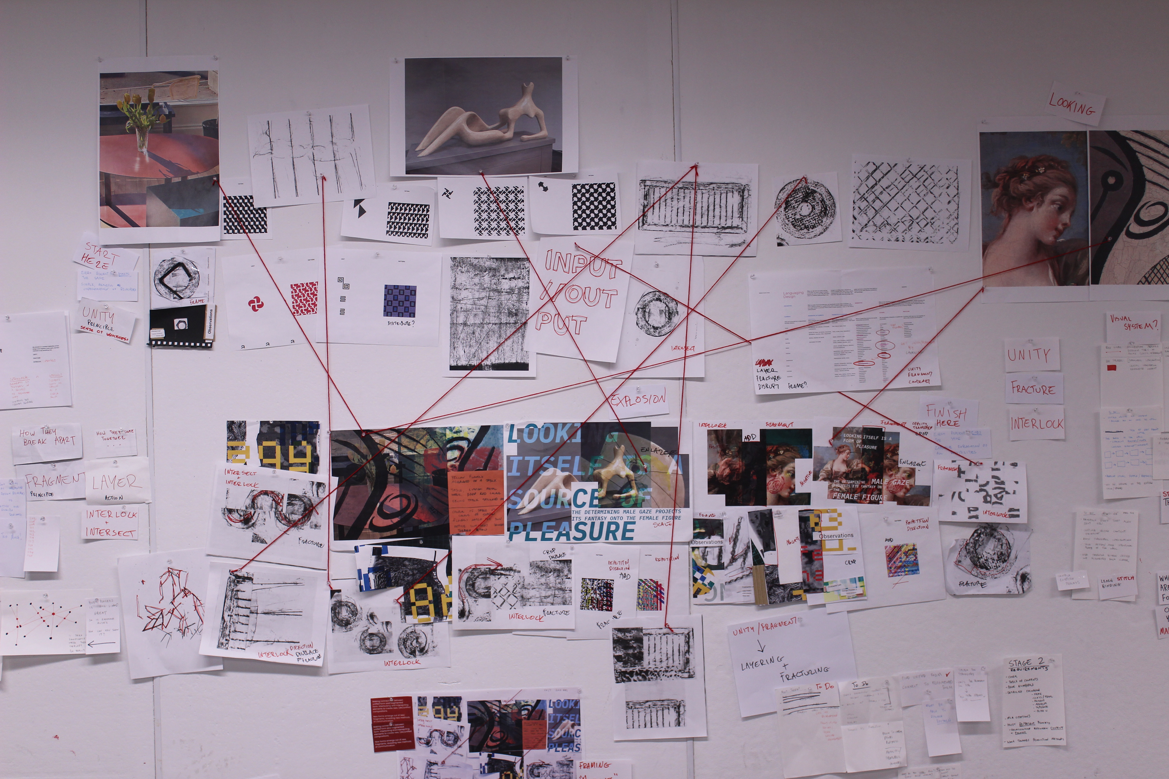 Section of wall at OCAD University.