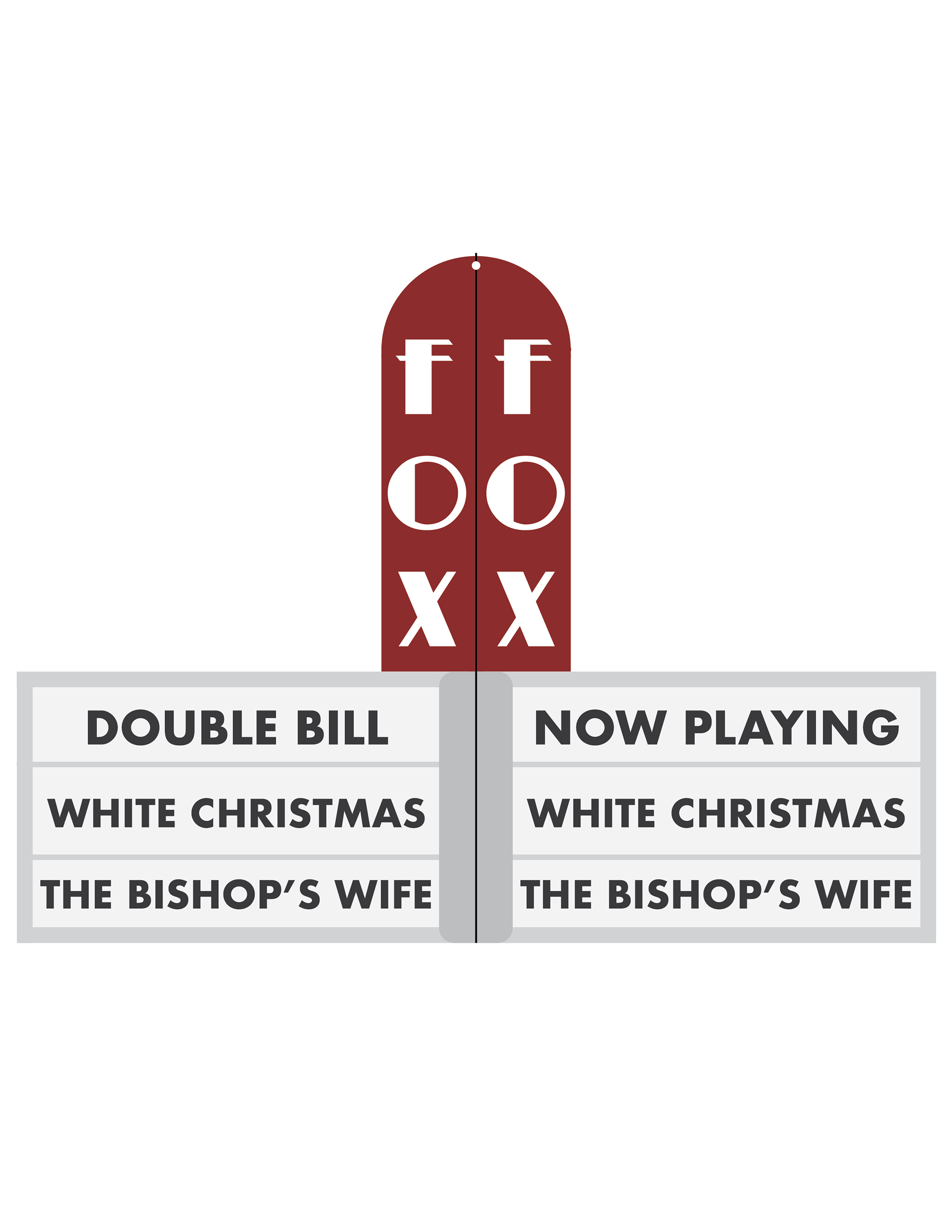 The Fox Theatre - marquee graphic