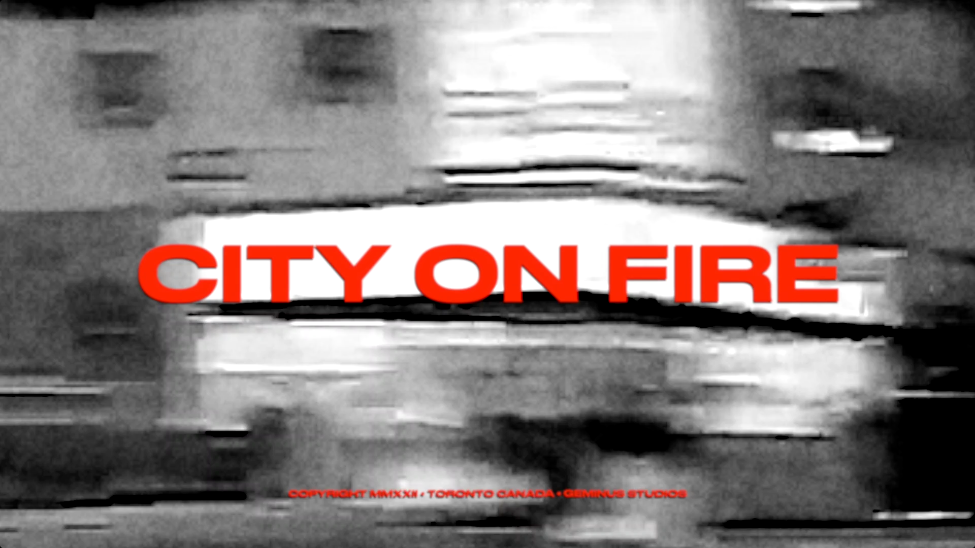 City on Fire - spec title card