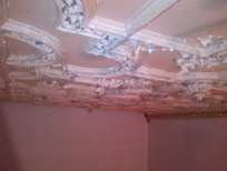 Paint flaking