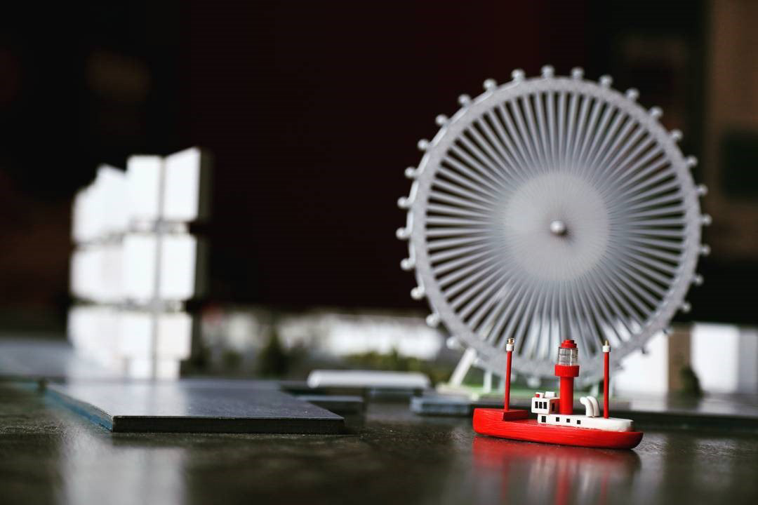 Close-up of of an interactive model for the 2017 Aberdeen Festival of Architecture