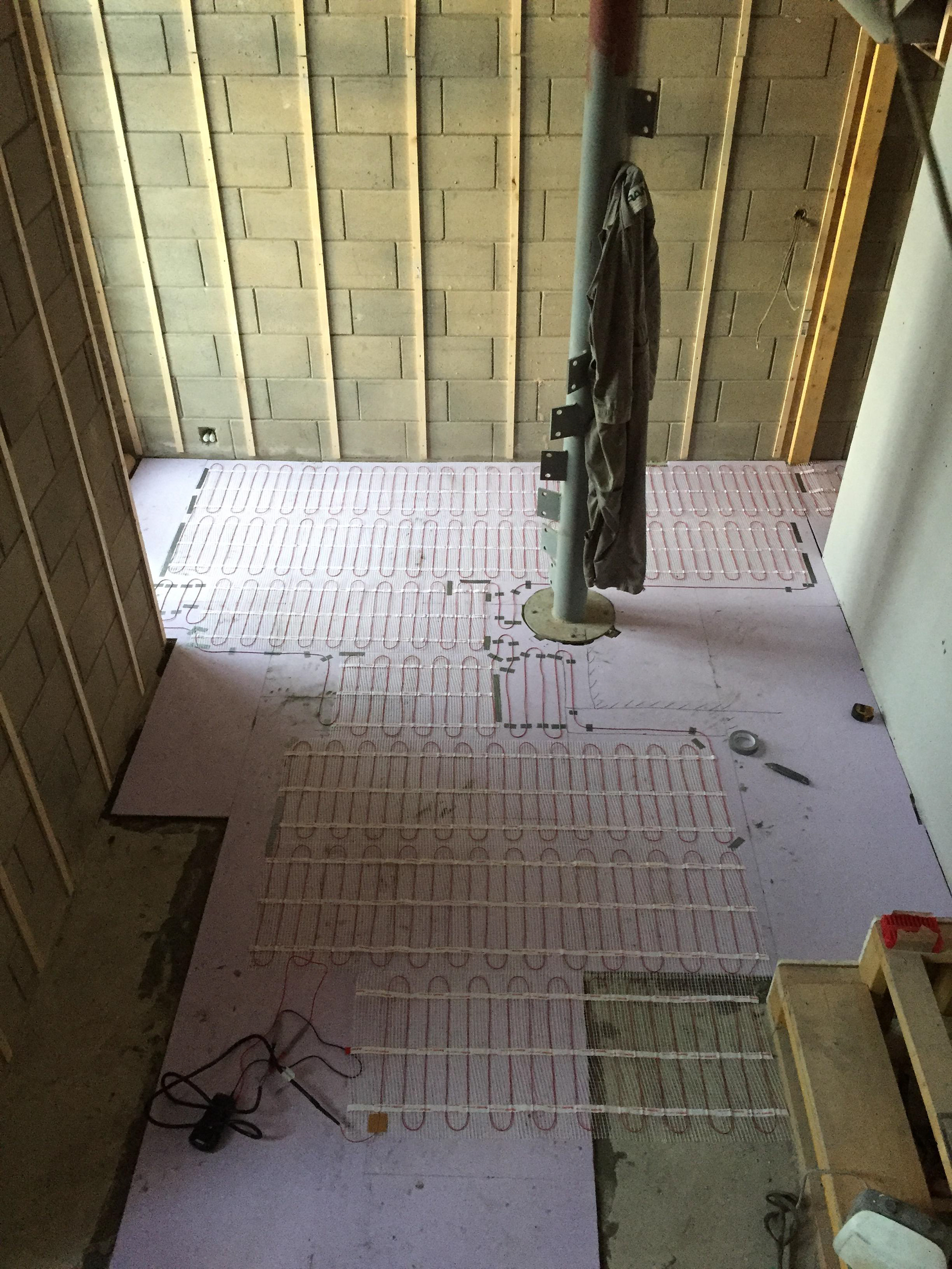 Electric underfloor heating
