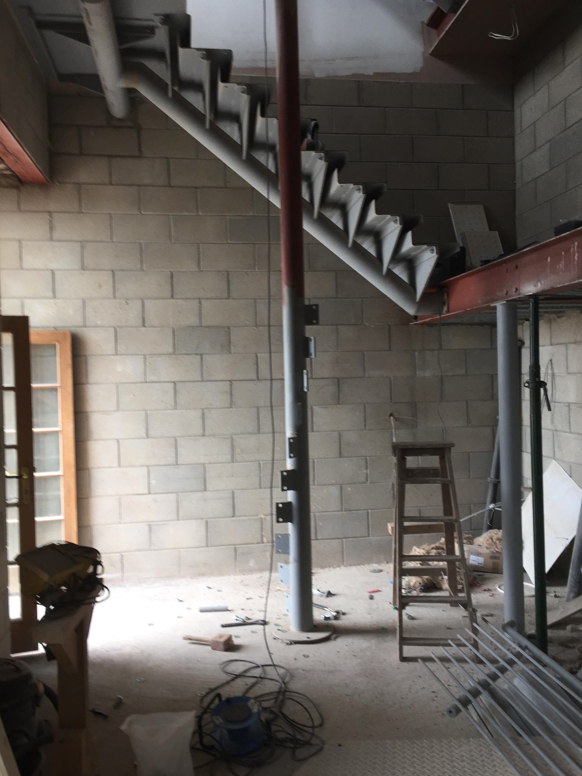 Spiral steps removed