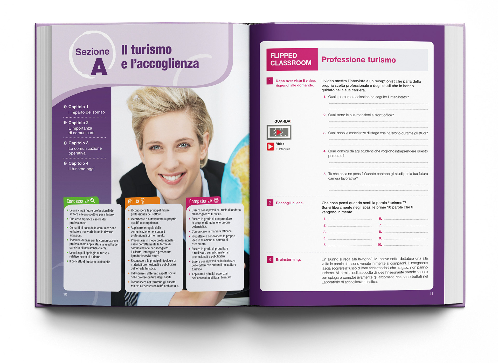 Accoglienza turistica - ZANICHELLI EDITORE - Progetto grafico e impaginazione
