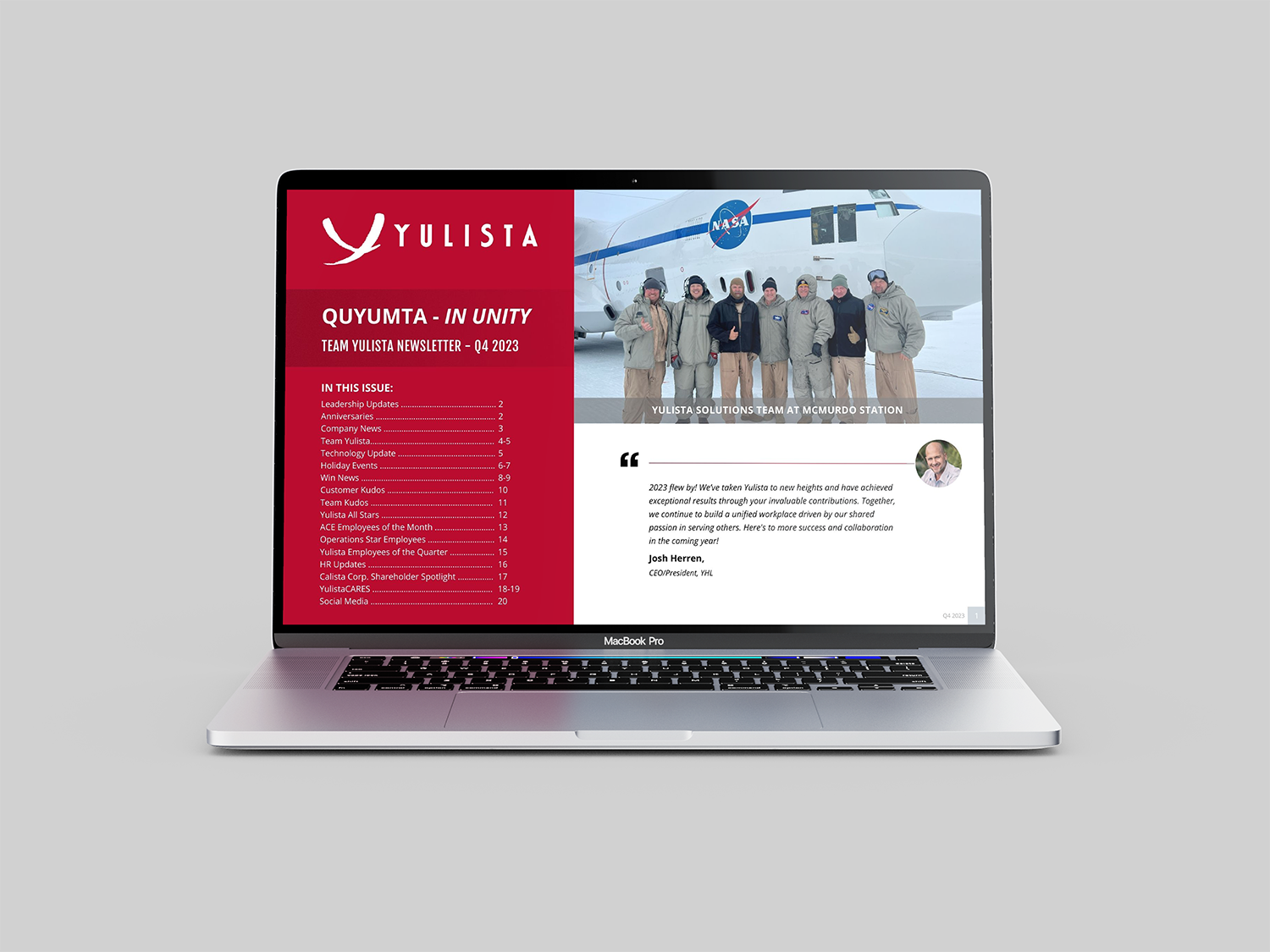 Quarterly Newsletters