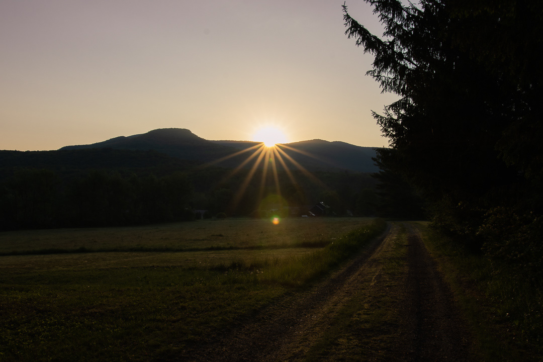 Sunrise in Dorset, Vermont