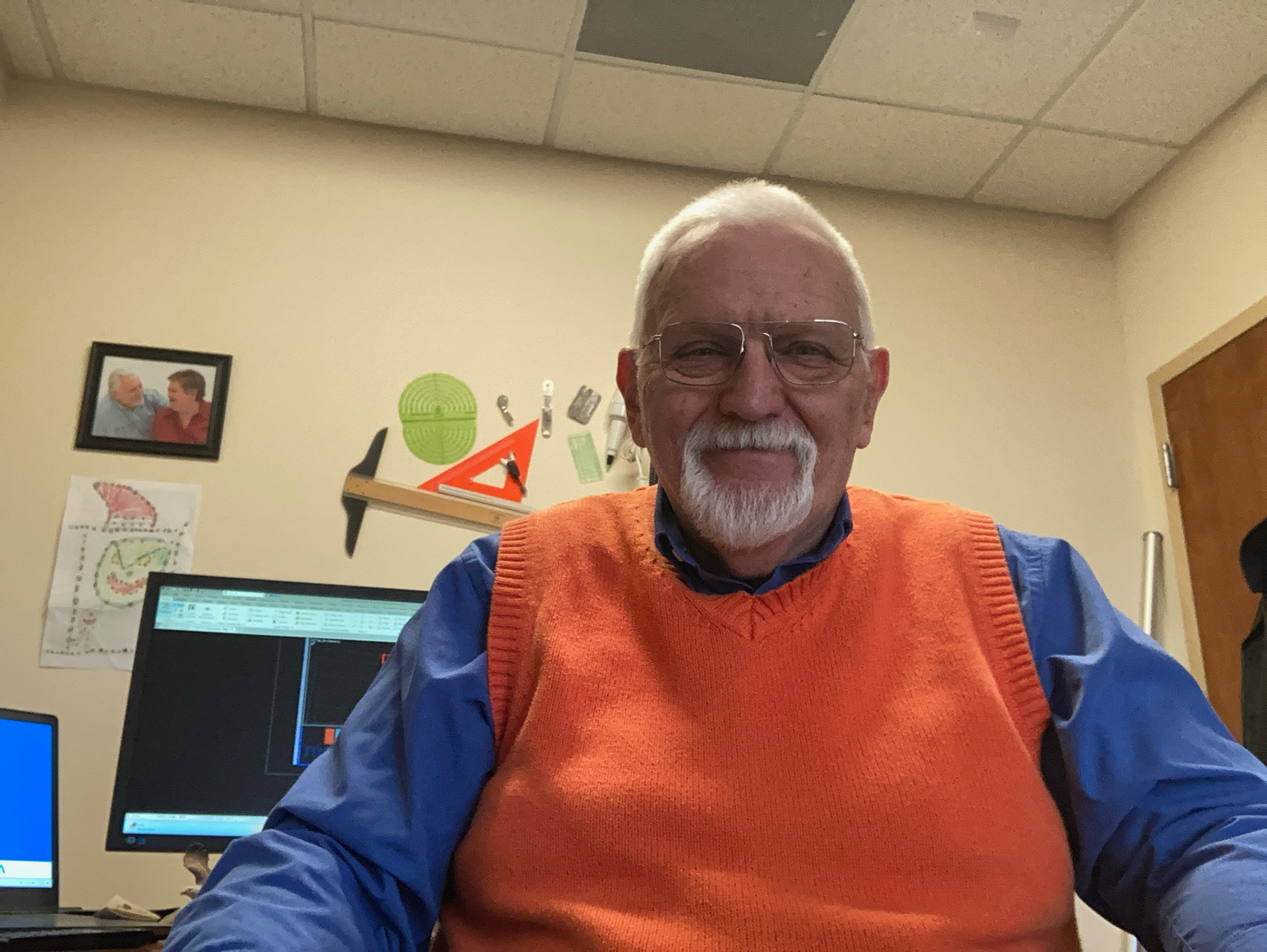 McGill Colors with No Fuss, No Muss, Just Russ one of our superior draftsmen