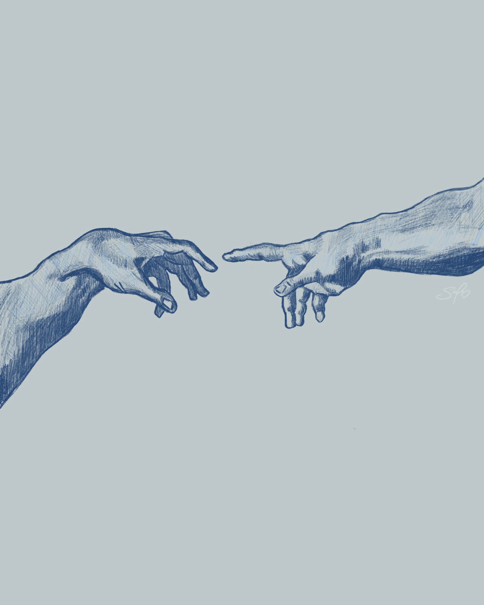 Out of Touch doodle, 2022 digital